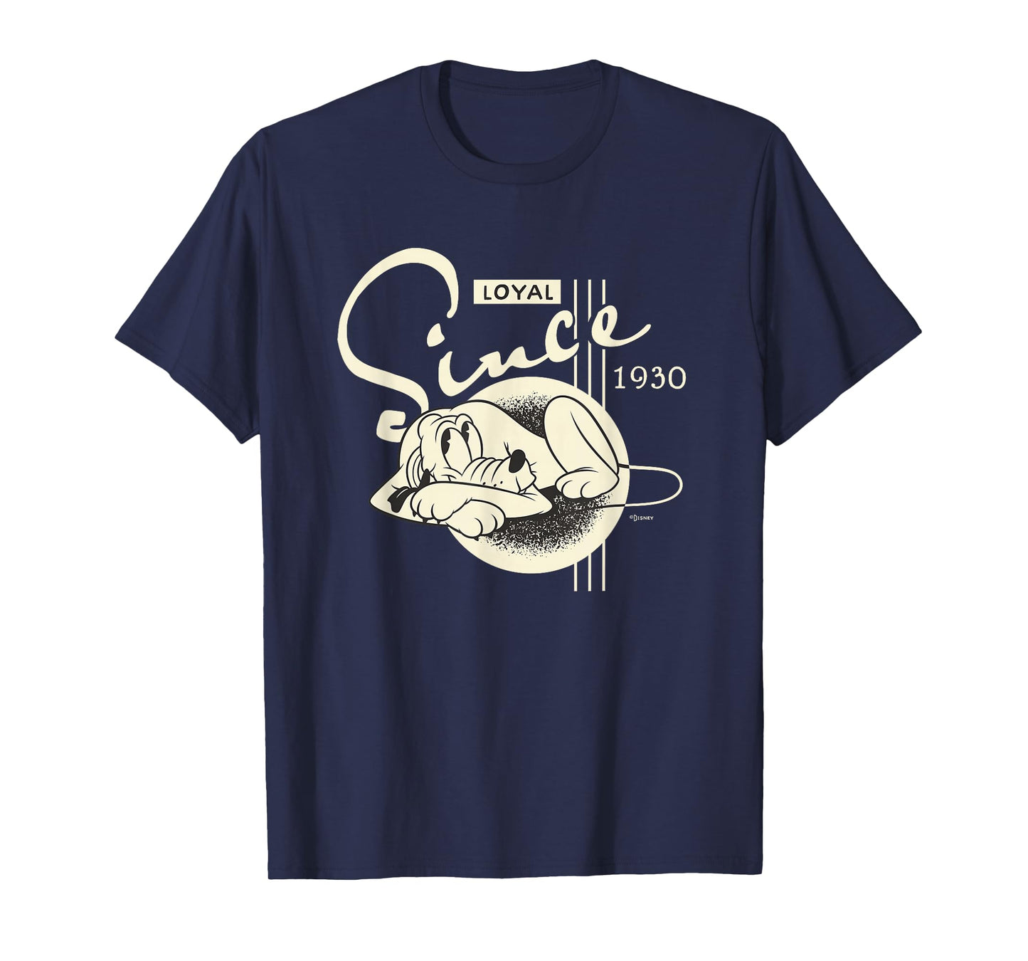 Disney 100 Pluto Loyal Since 1930 Retro Vintage D100 T-Shirt