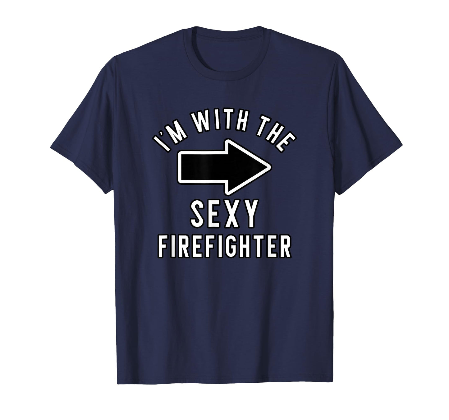 Couples Halloween Costume Shirt In With The Sexy Firefighter T-Shirt