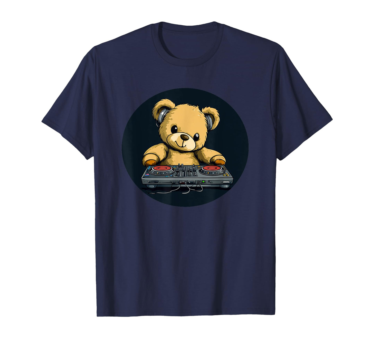 DJ Music Costume for Party and Teddy Bear Lovers T-Shirt