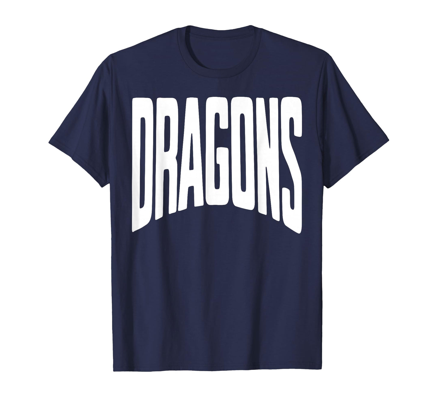 Dragons Team Mascot School Spirit Game Night Varsity Dragons T-Shirt