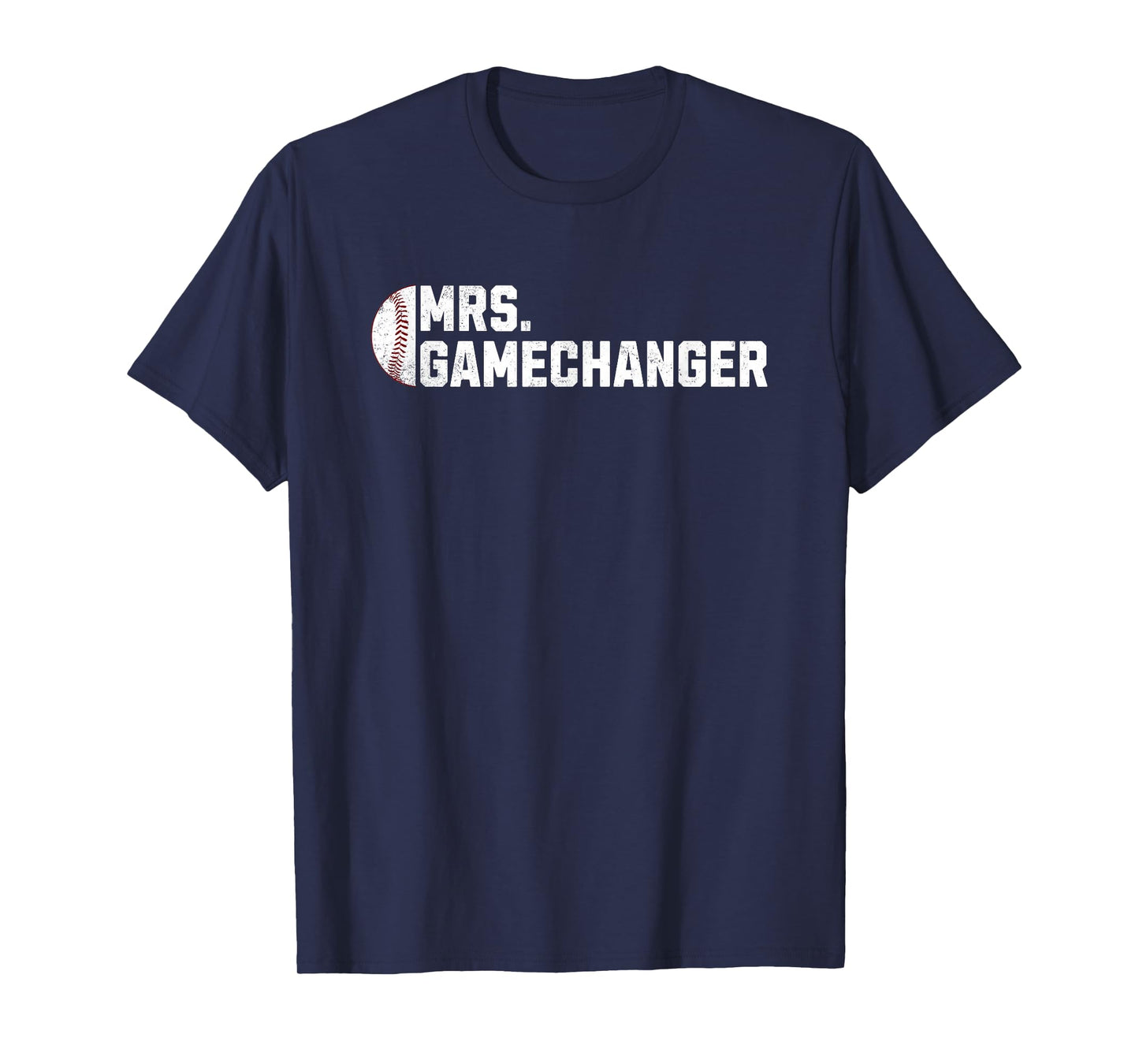 Mrs. Gamechanger Baseball Scorekeeper Love T-Shirt