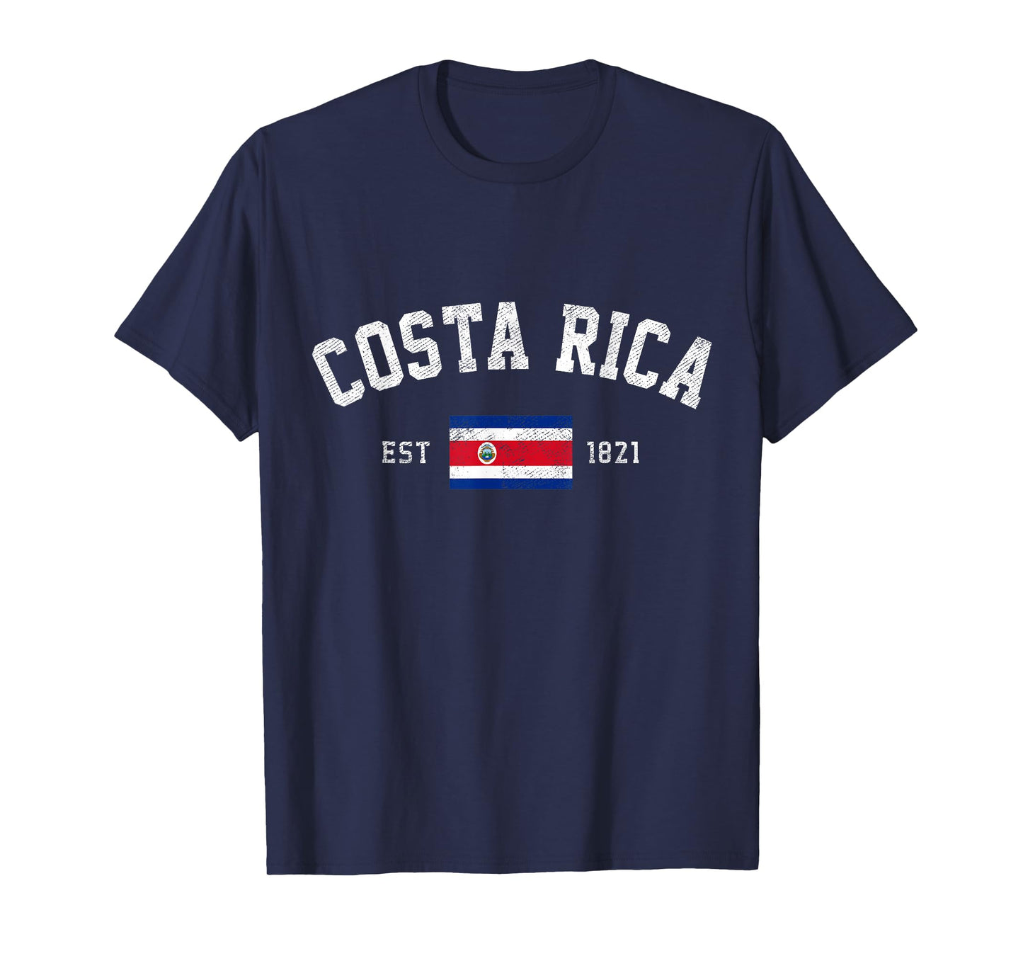 Costa Rica Est. 1821 Costa Rican Flag Independence Day T-Shirt