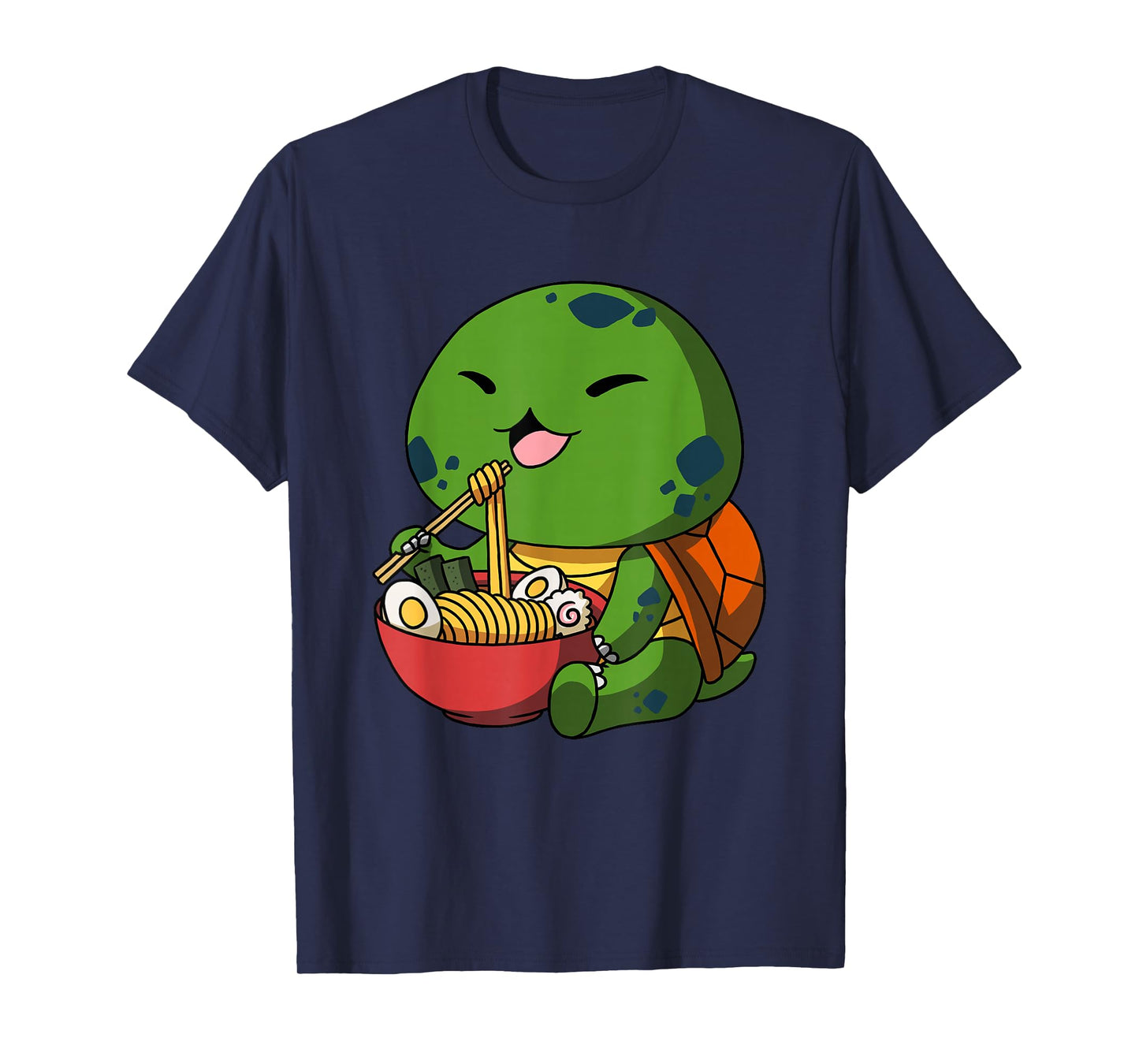 Kawaii Anime Turtle Asian Noodles Japanese Ramen T-Shirt