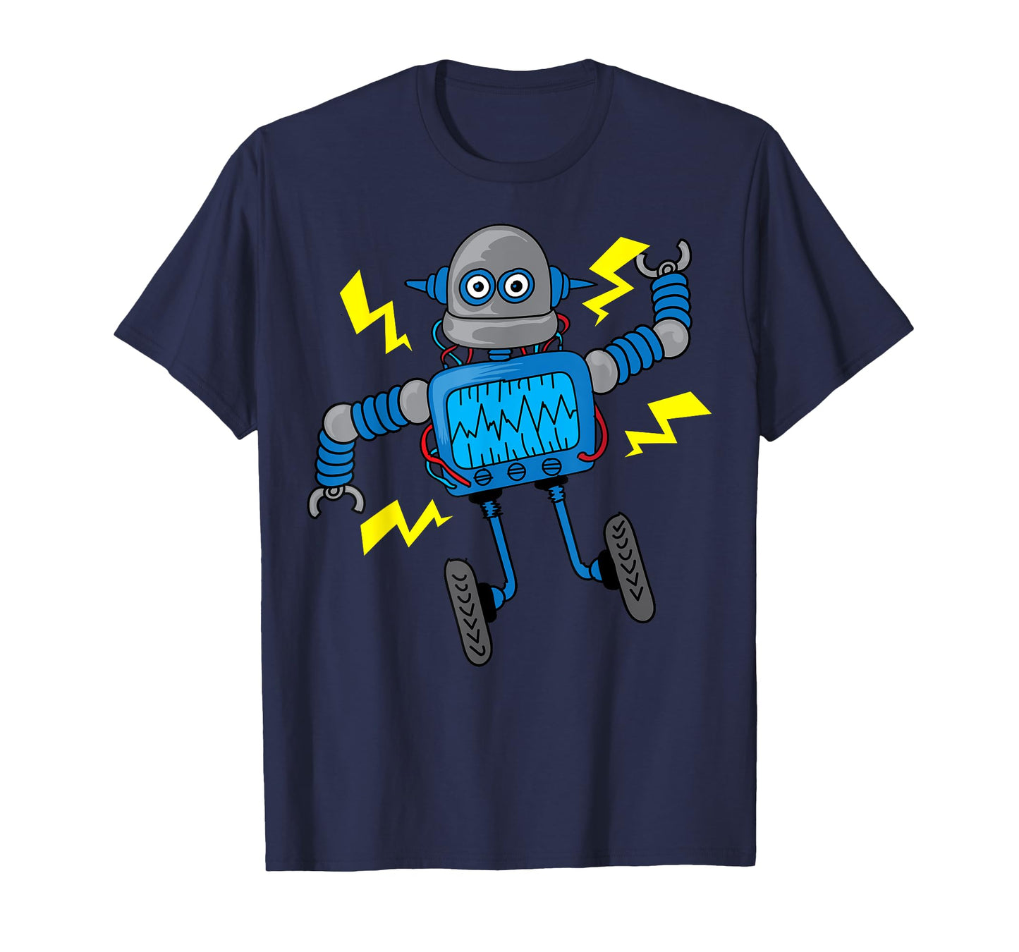 Cool Robot Art For Boys Girls Kids Robotics Engineer Robot T-Shirt