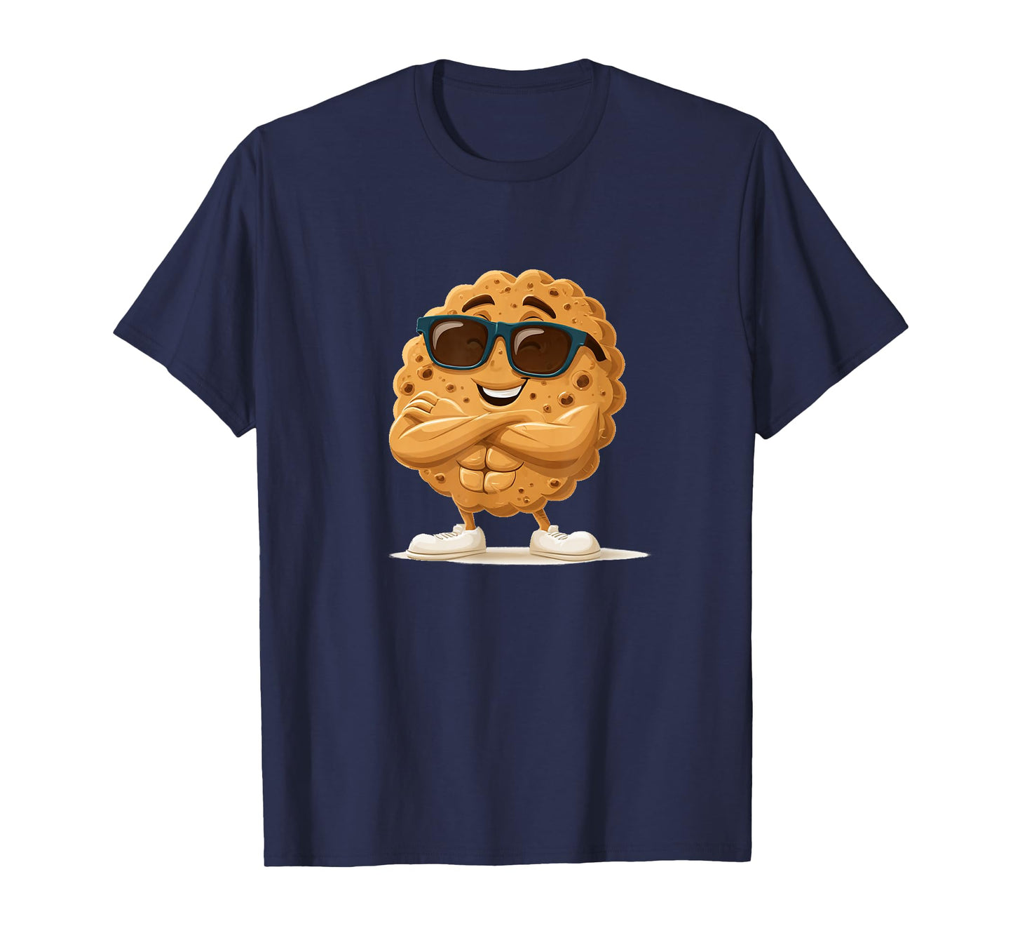 Awesome Cookie Man with Shades for a Funny Christmas Look T-Shirt