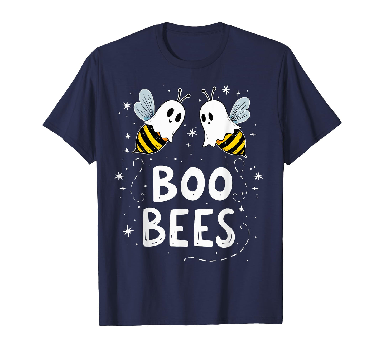 Funny Boo Bees Boobs Ghost Bee Last Minute Halloween Costume T-Shirt