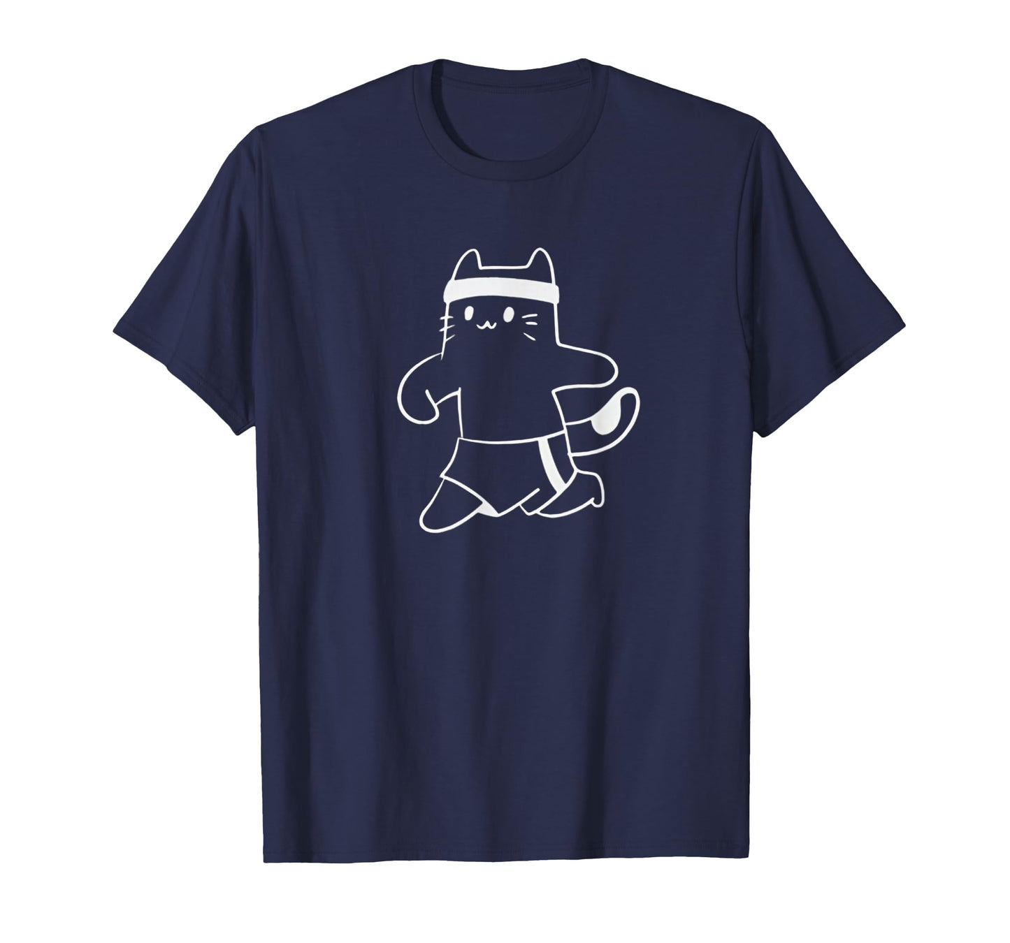 Cat Jogging Runner Hobby Sports Running T-Shirt