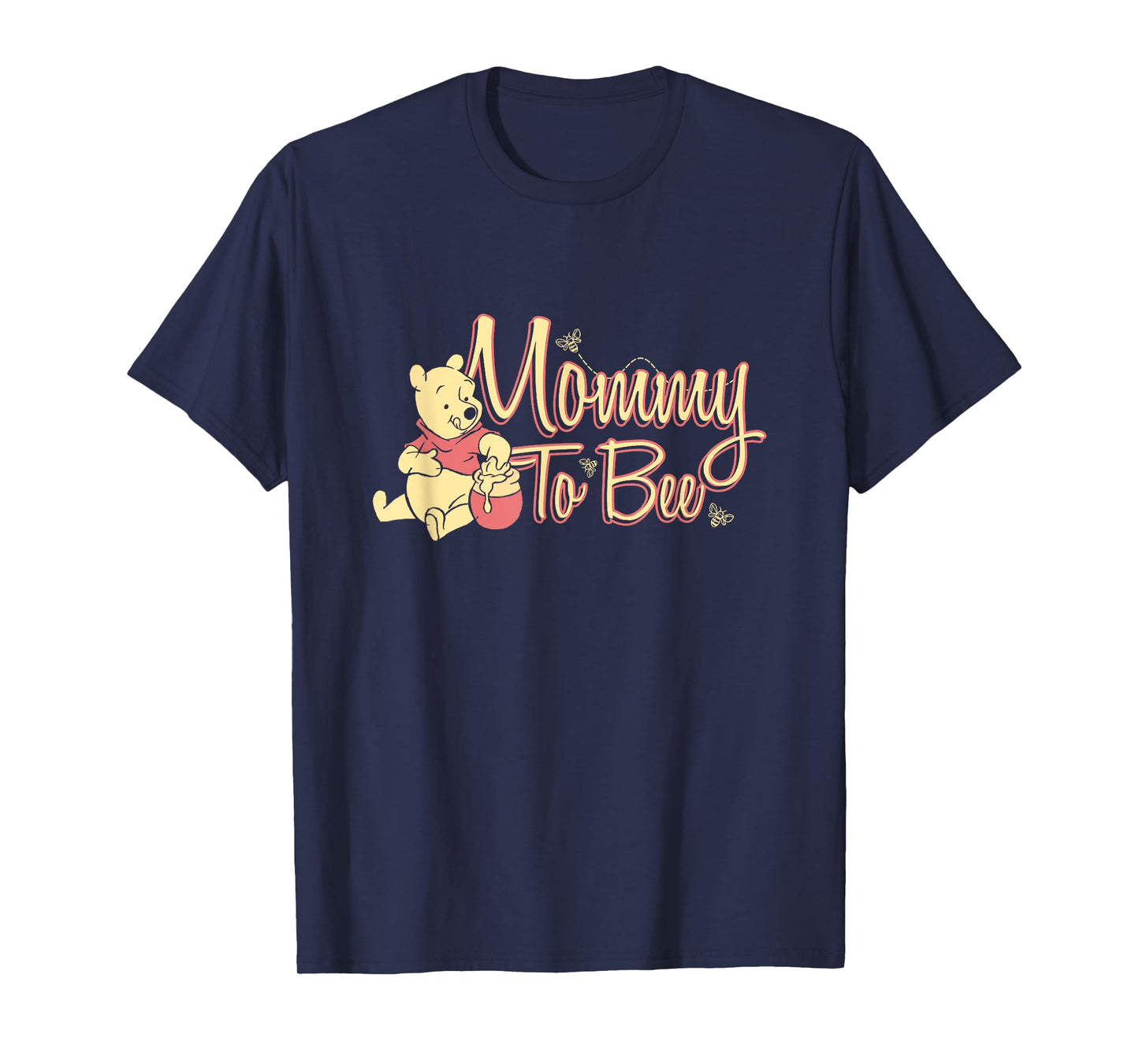 Disney Winnie the Pooh Mommy To Bee Cute Pooh Chets Logo T-Shirt