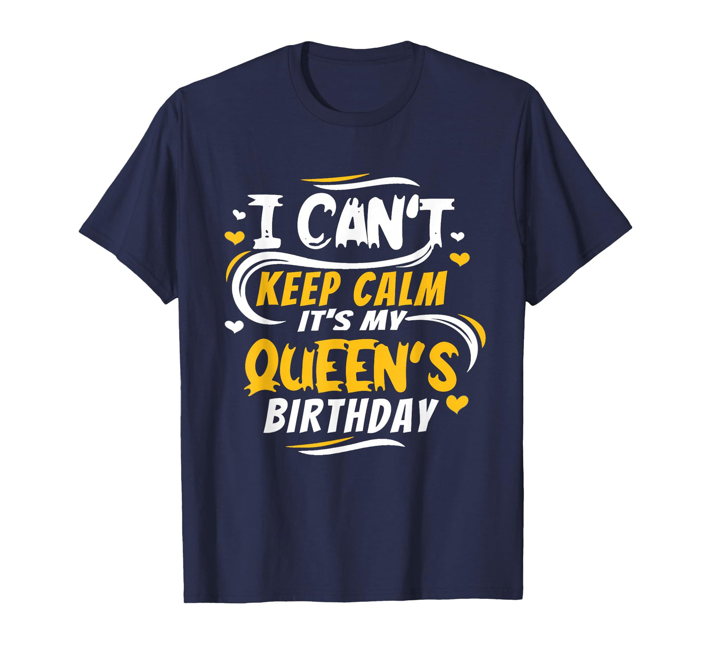 husband wife birthday shirt Gift Its My Queen's Birthday T-Shirt