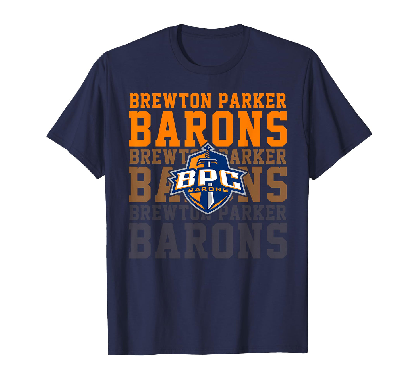 Brewton-Parker College Barons Retro Vintage Sports Men Women T-Shirt