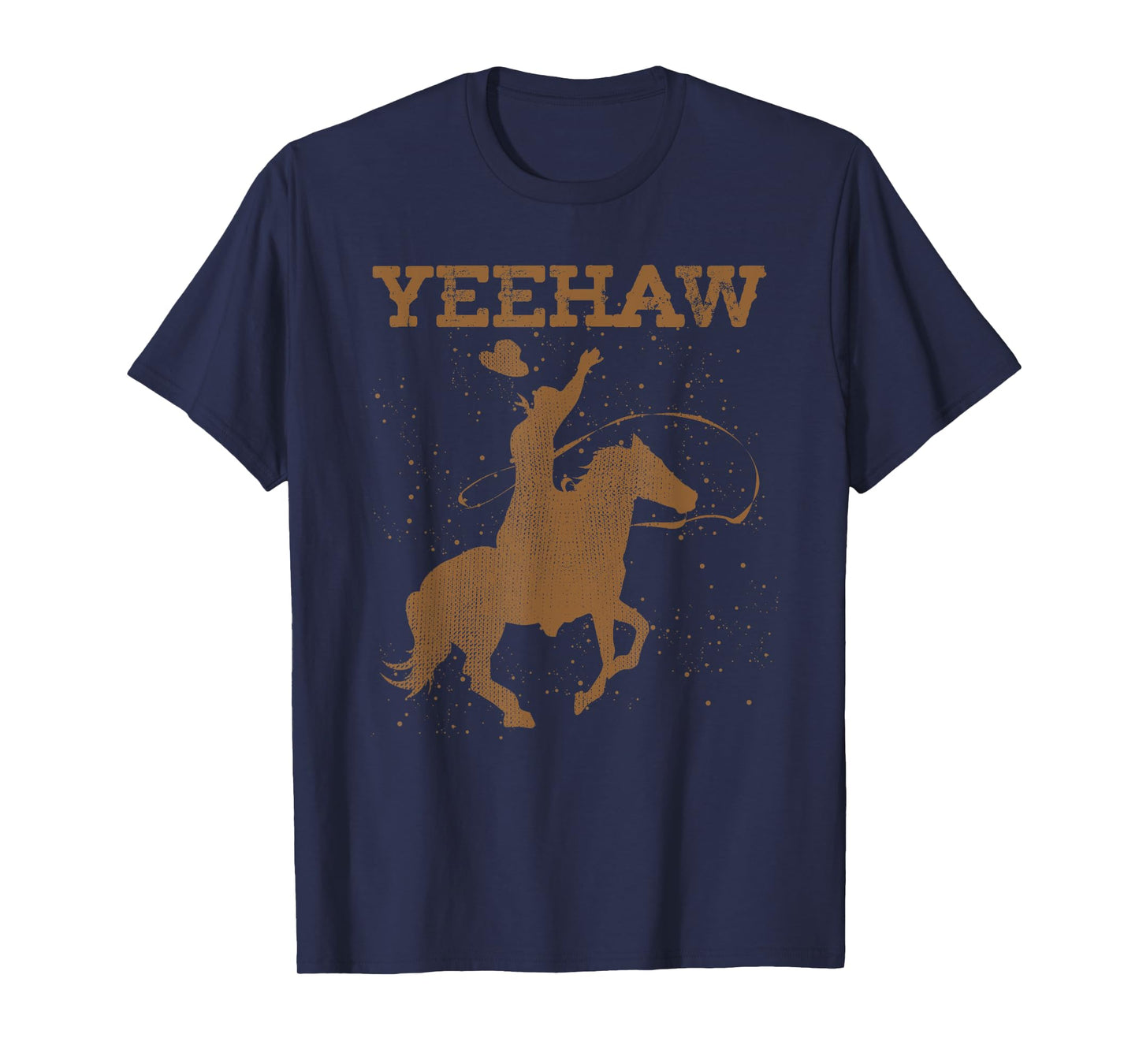 Yeehaw Bull Riding Texas Funny Western Cowboy Gift Cowboy T-Shirt
