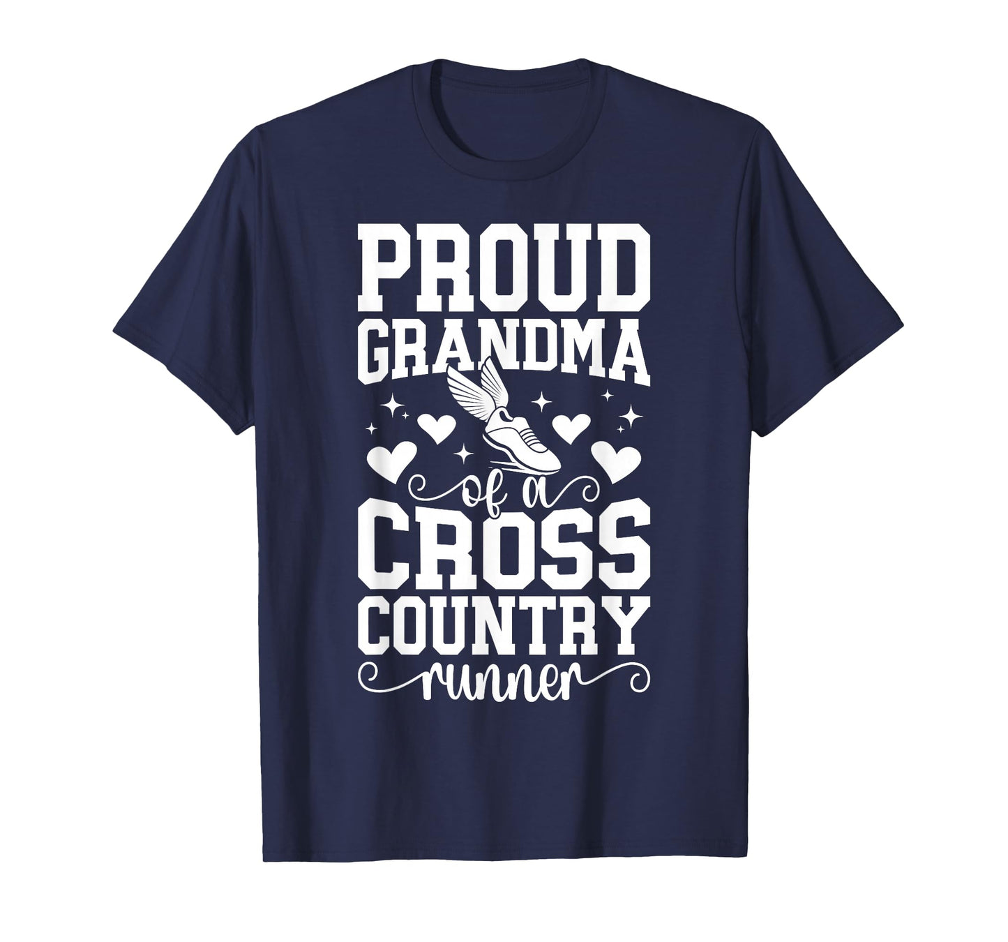 Proud Cross Country Runner Grandma Cross Country Grandma T-Shirt