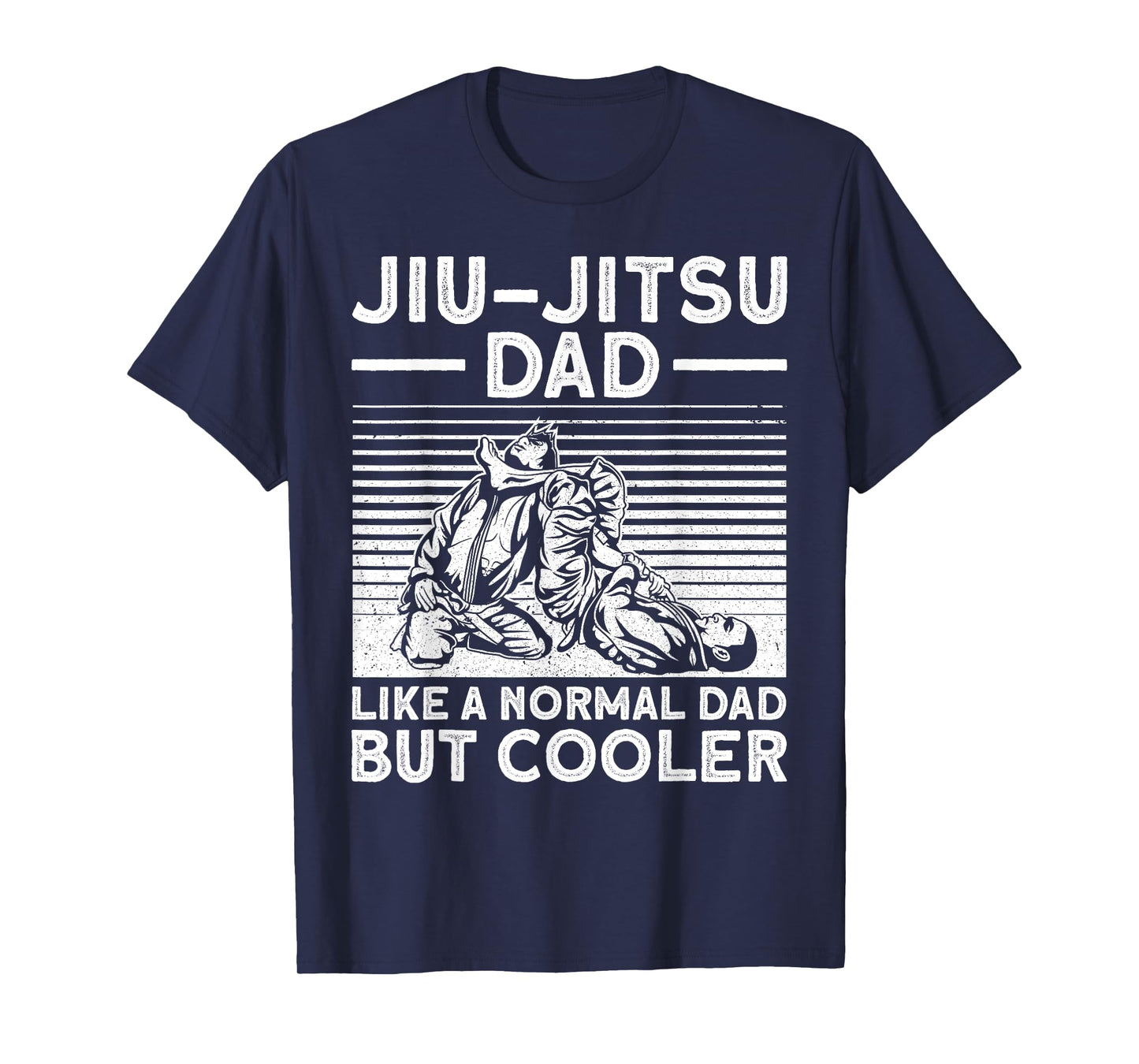 Funny Jui Jitsu Dad Design for Men Brazilian Jui Jitsu Lover T-Shirt Small