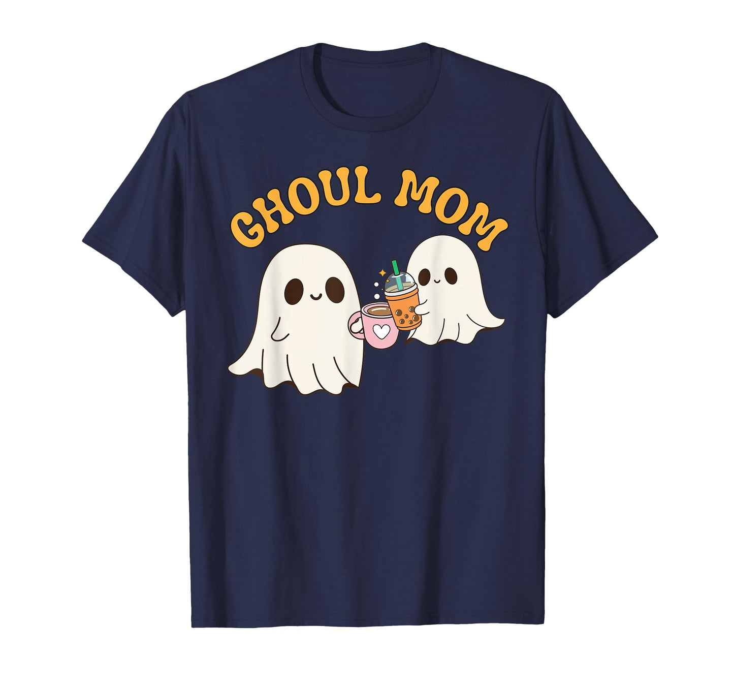 Ghoul Mom Cute Halloween Mother Ghost Mommy Trick Treating T-Shirt