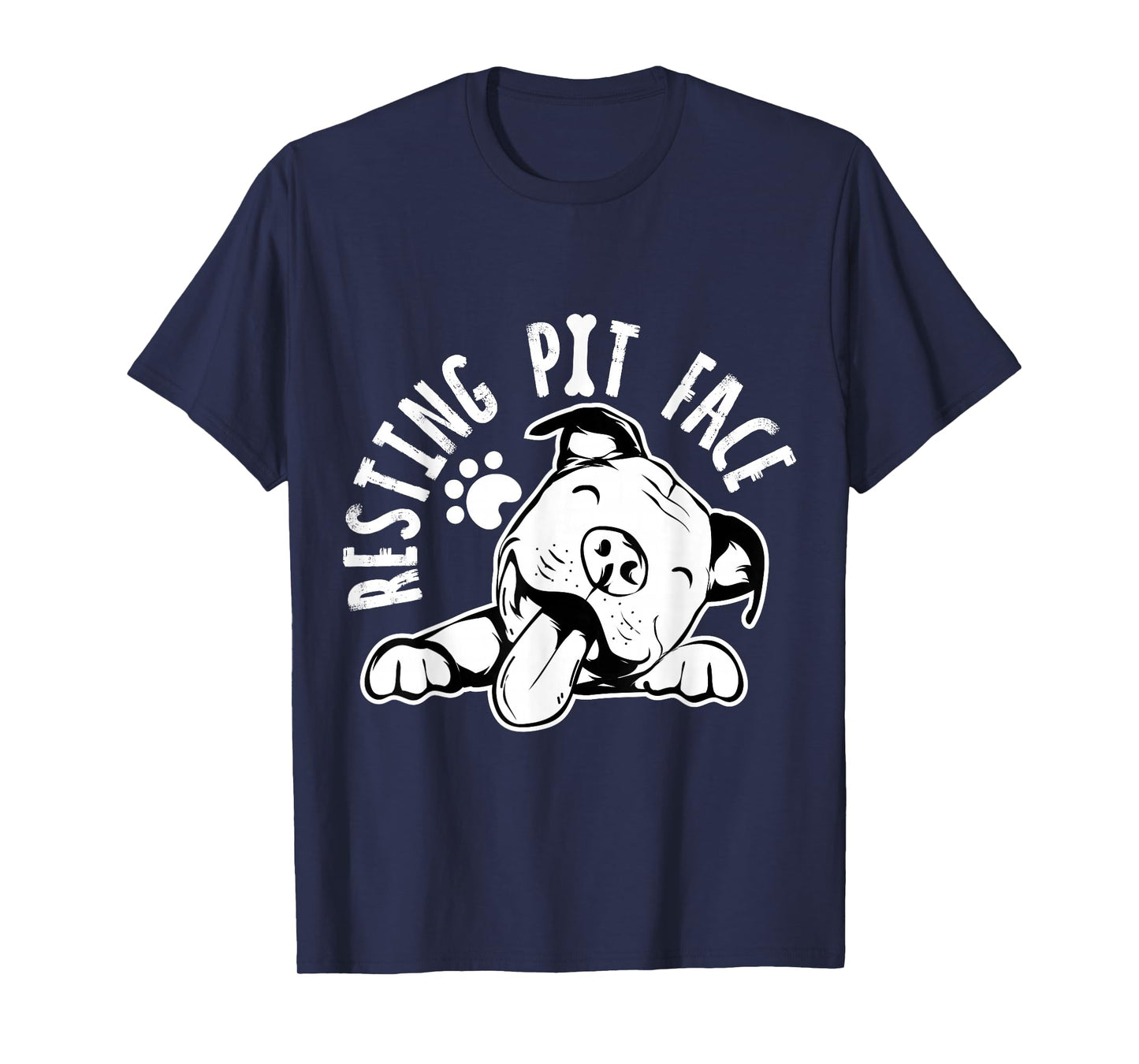 Resting Pit Face | Funny Dog Pitbull Meme Clothing T-Shirt