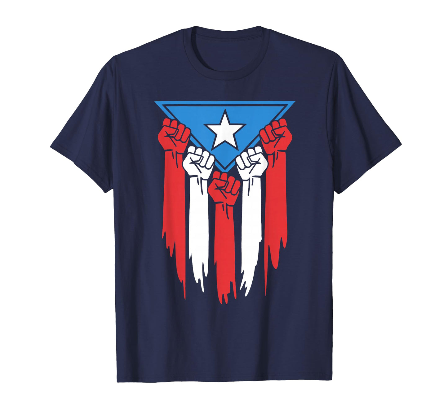 Boricua Puerto Rico PR Flag Puerto Rican Fist Hand Heritage T-Shirt