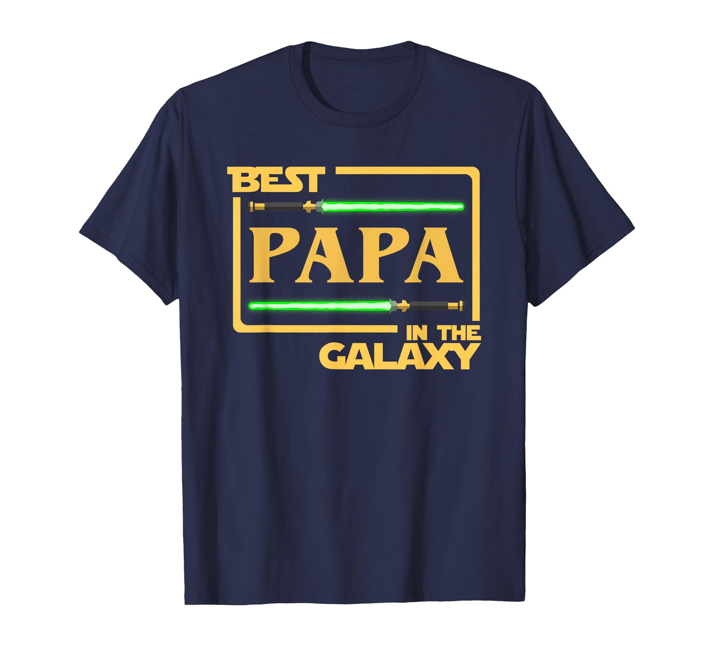 Best Papa In The Galaxy T-Shirt Fathers Day Funny Gift T-Shirt