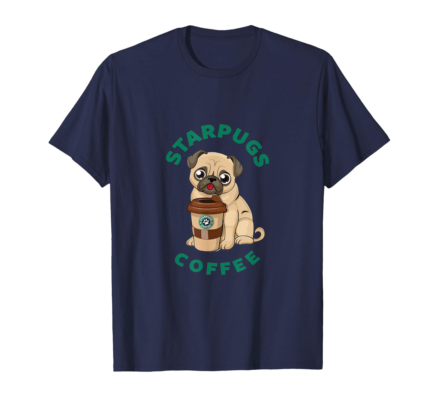Starpugs Coffee Pug Doglover T-Shirt