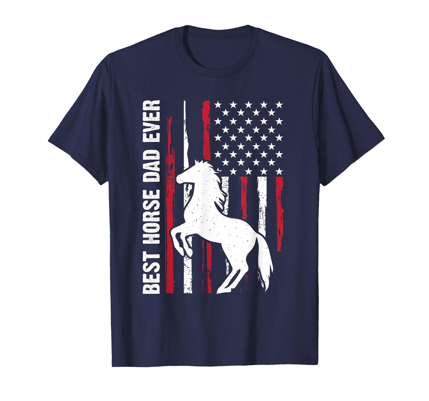 best horse dad ever Riding Cowboy Horseback Father's Day T-Shirt