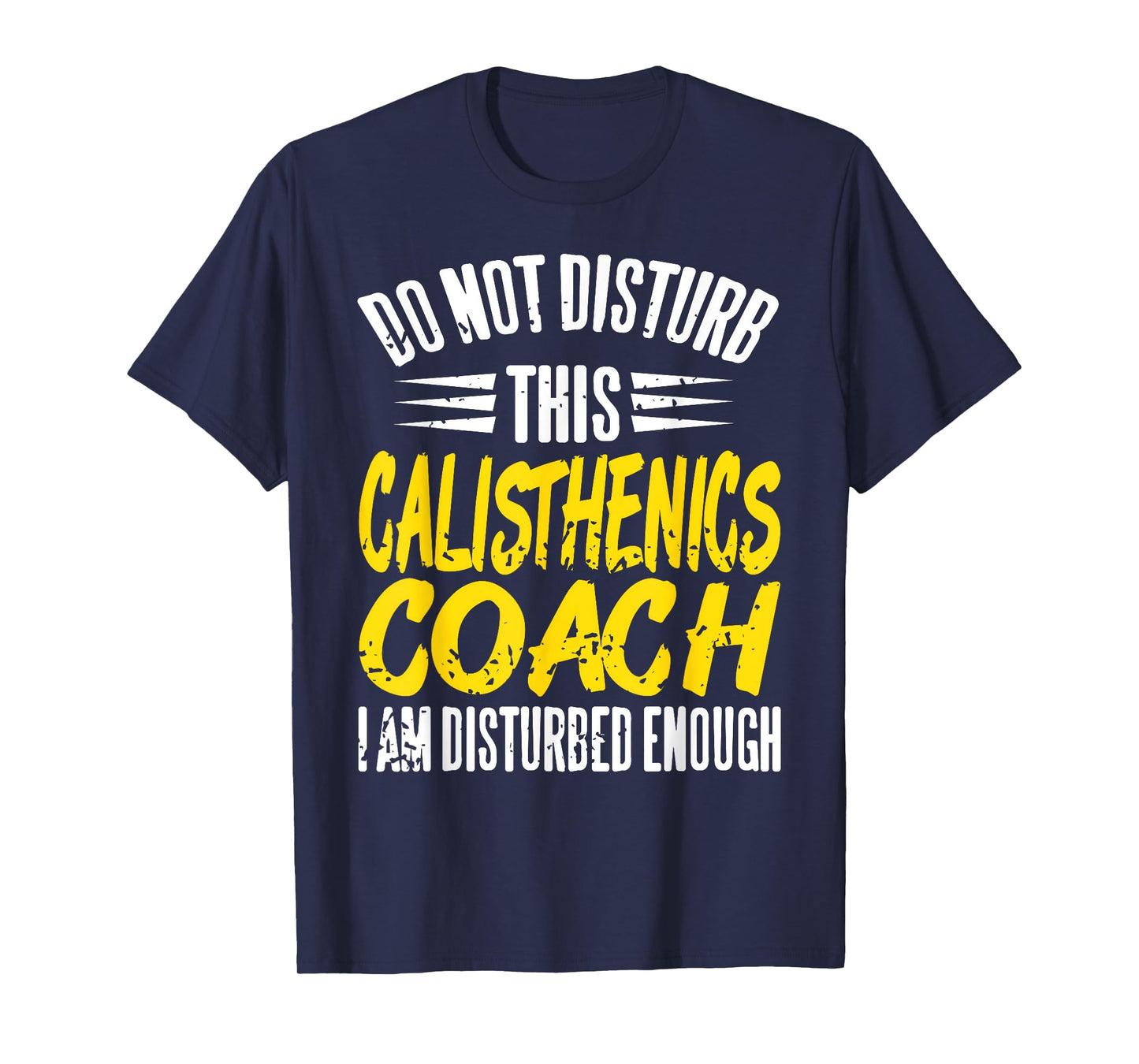 Disturbed Calisthenics Coach Funny Street Workout T-Shirt