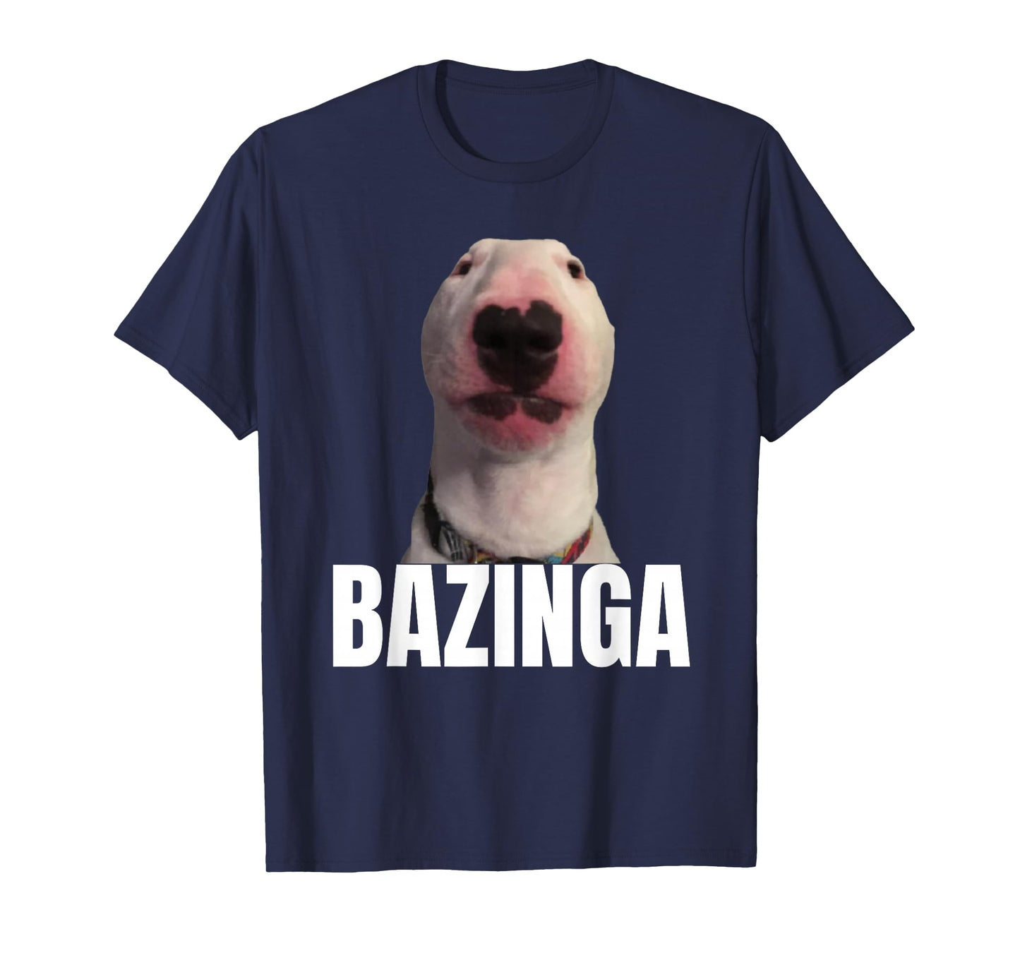 Bazinga Funny Cringe Meme Dog GenZ Trendy Teenager Slang T-Shirt
