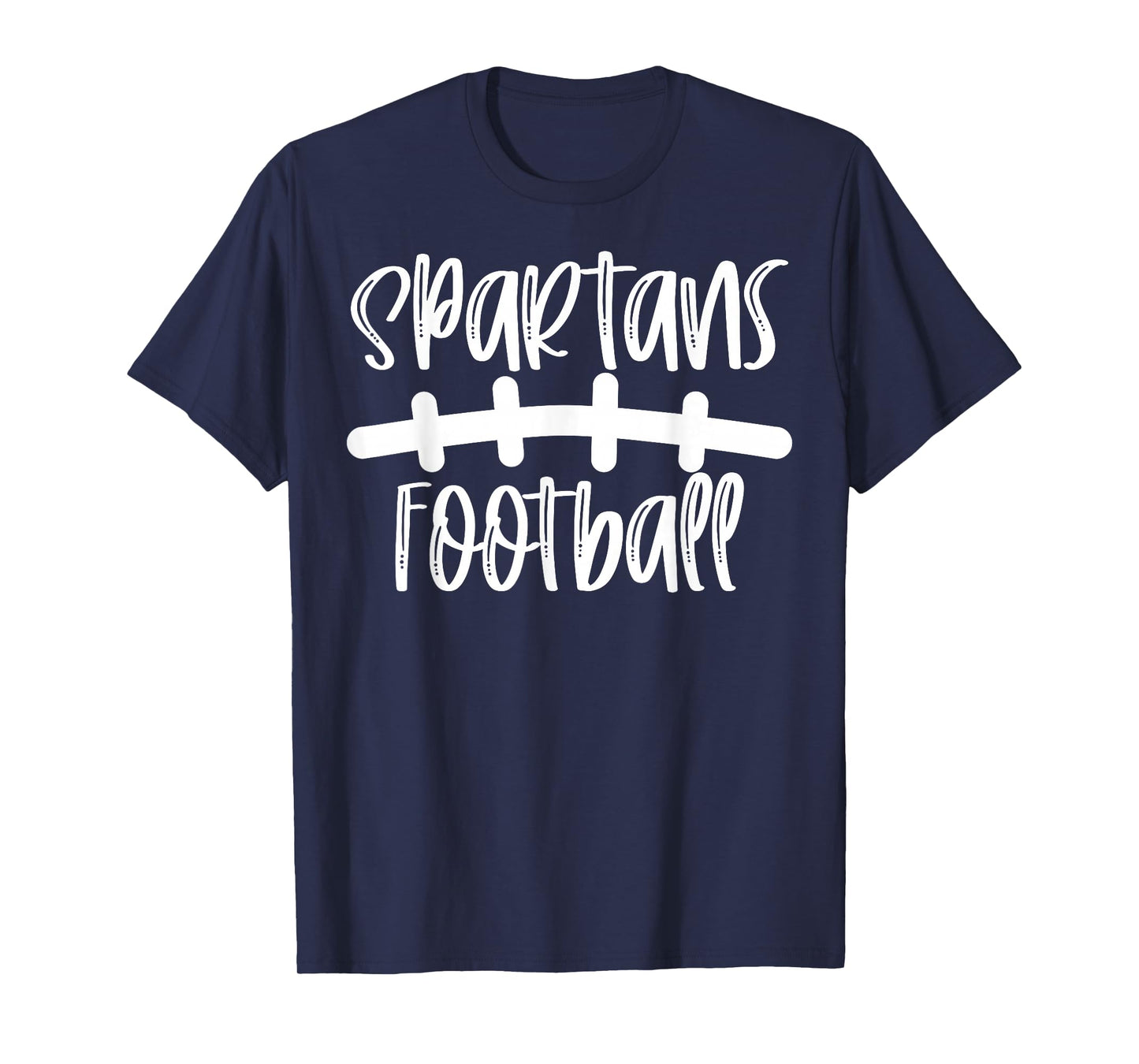 Spartans Football School Spirit Team Mascot Game Night T-Shirt