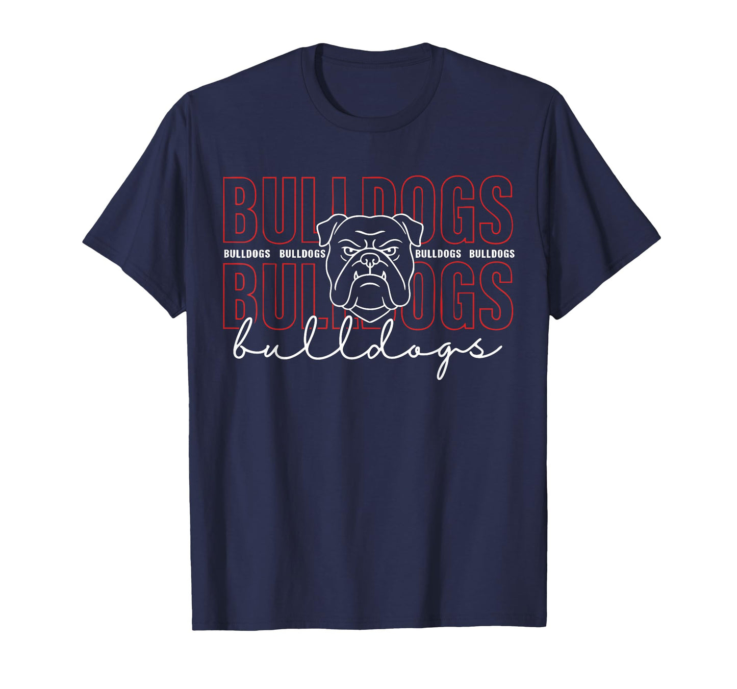 Retro Classic Bulldog Name Graphic Gift for Men Women Kids T-Shirt
