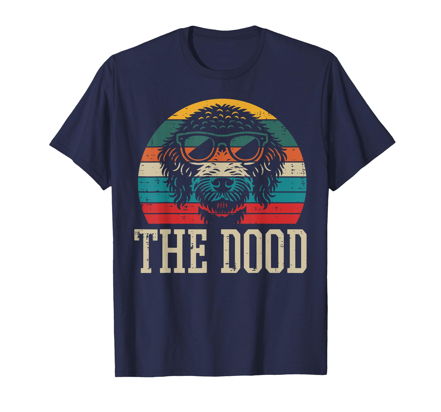 Goldendoodle Dog Face Funny Golden Doodle Men Women Kids T-Shirt