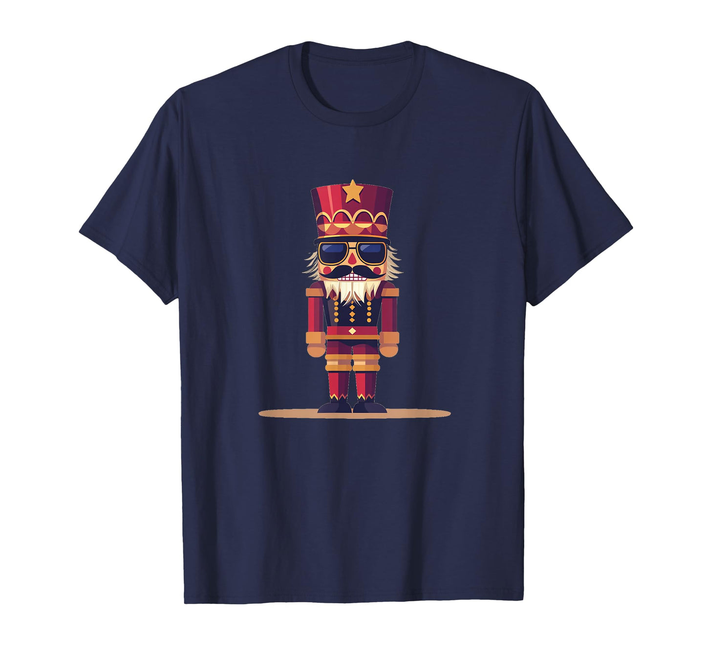 Traditional Nutcracker with Cool and Casual Sunglasses T-Shirt