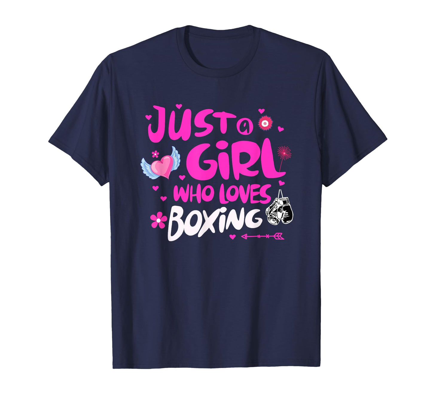 Just a Girl Who Loves Boxing T-Shirt