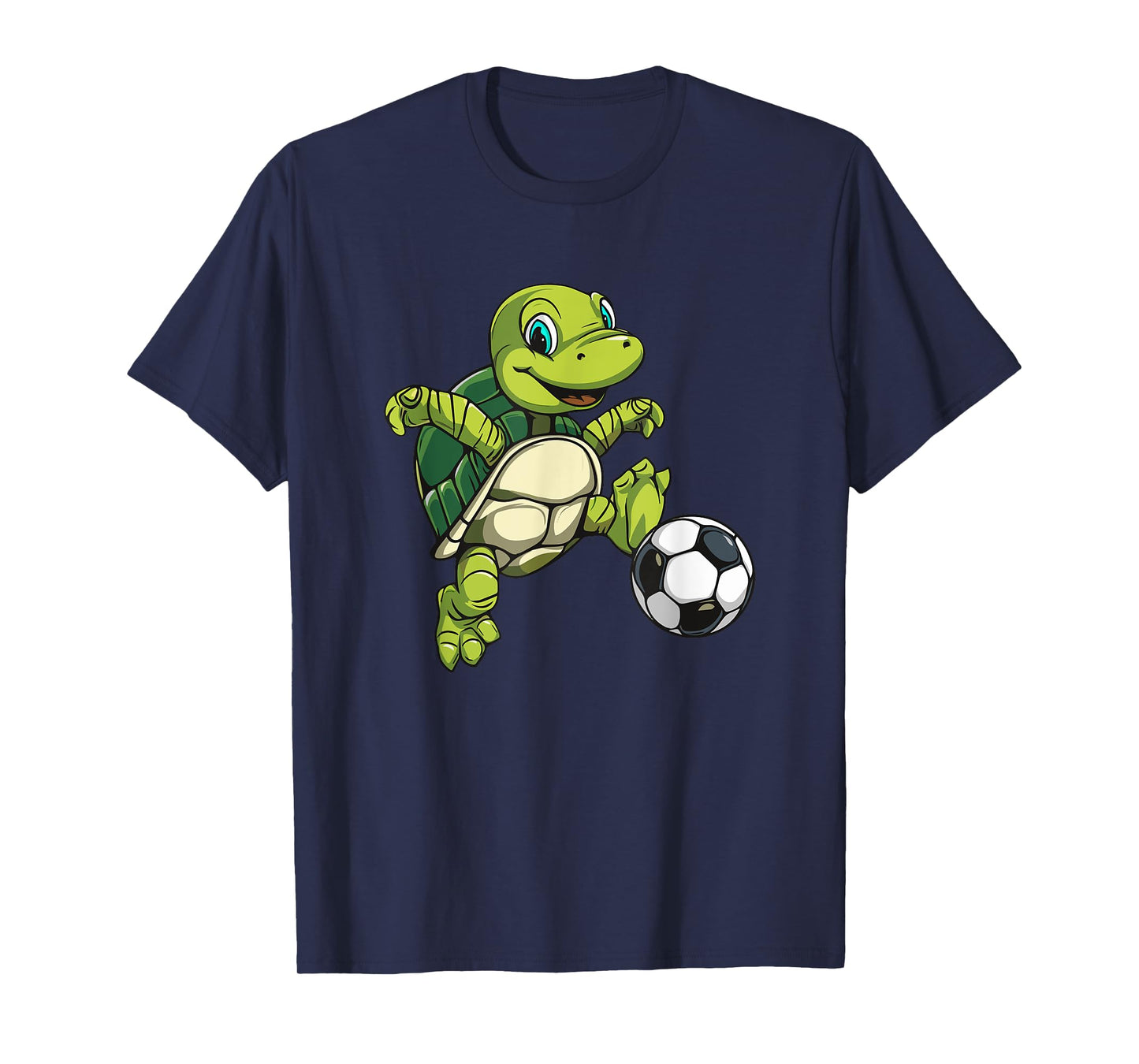 Cute Turtle Wildlife Tortoise Soccer Player T-Shirt