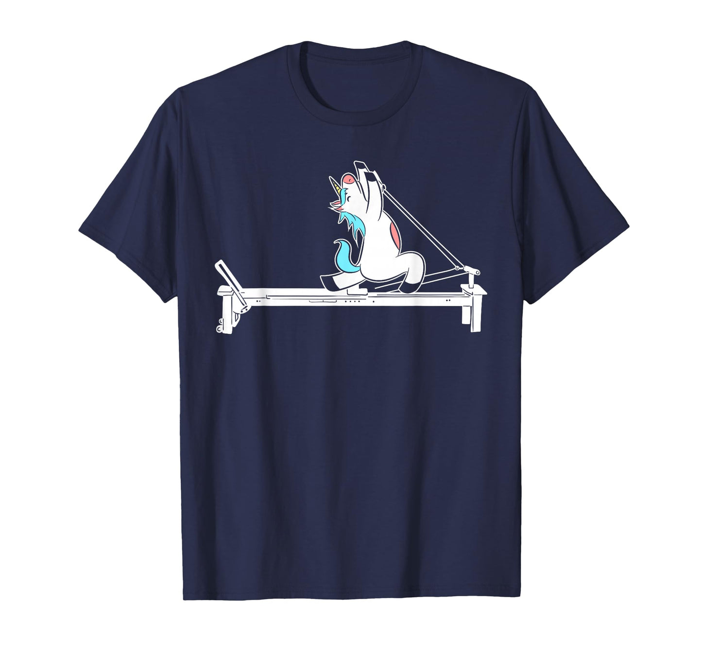 Pilates Unicorn Fitness Exercise Training Meditation T-Shirt Small