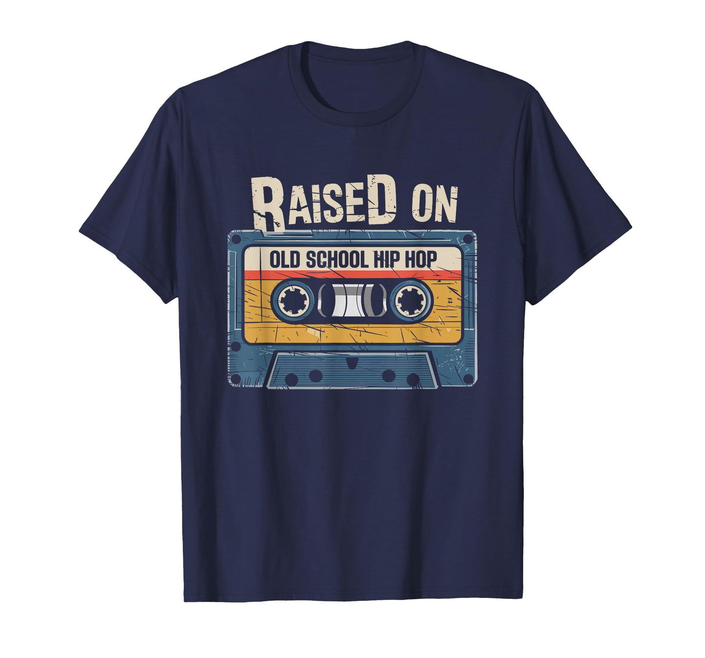 Raised On Old School Hip Hop Cassette T-Shirt