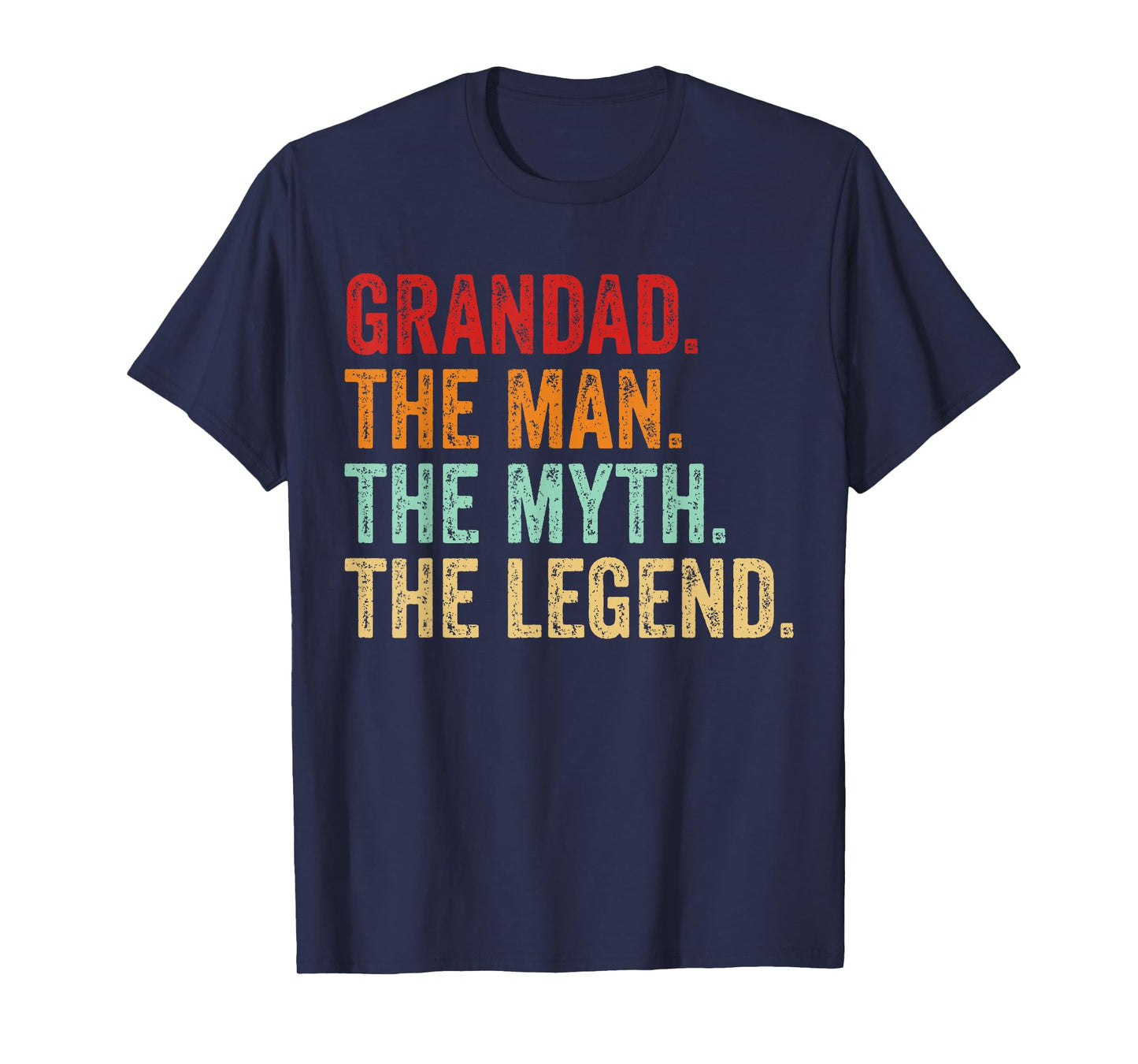 Grandad THE MAN THE MYTH THE LEGEND Dad Grandpa Father's Day T-Shirt