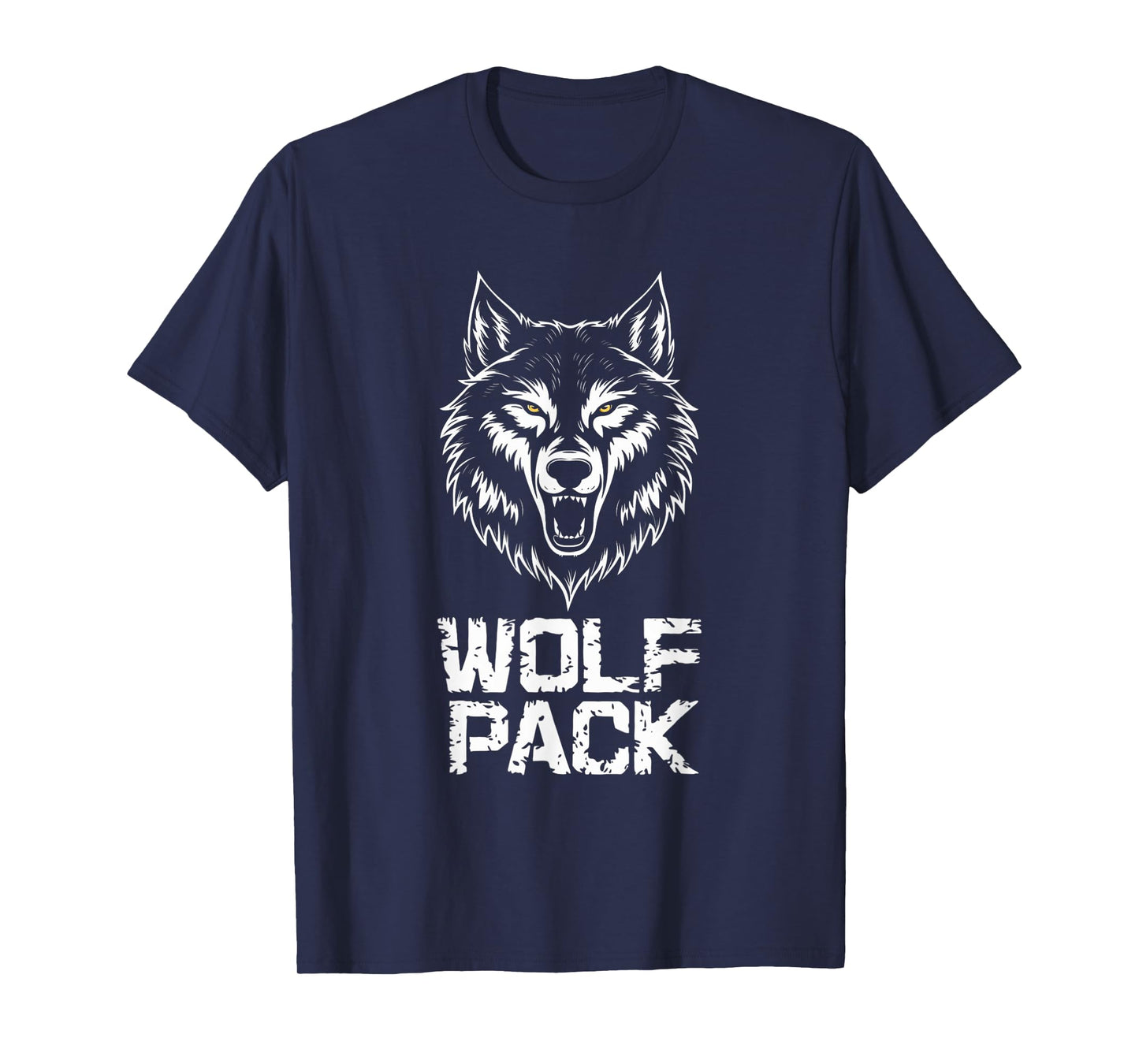 Intimidating Wolf Pack Design T-Shirt