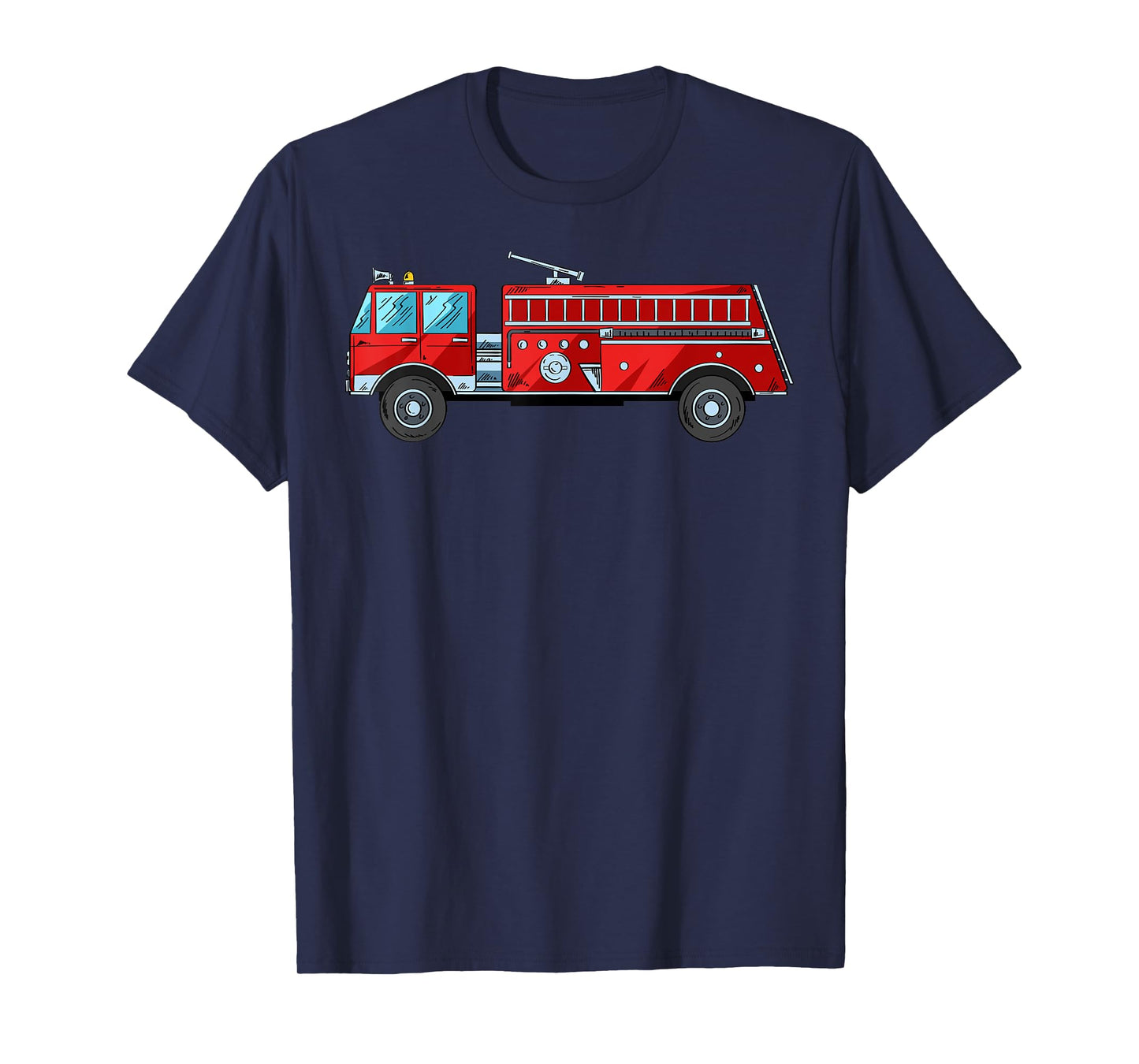 Firefighter Fire Truck Fireman Firefighting Rescue Volunteer T-Shirt