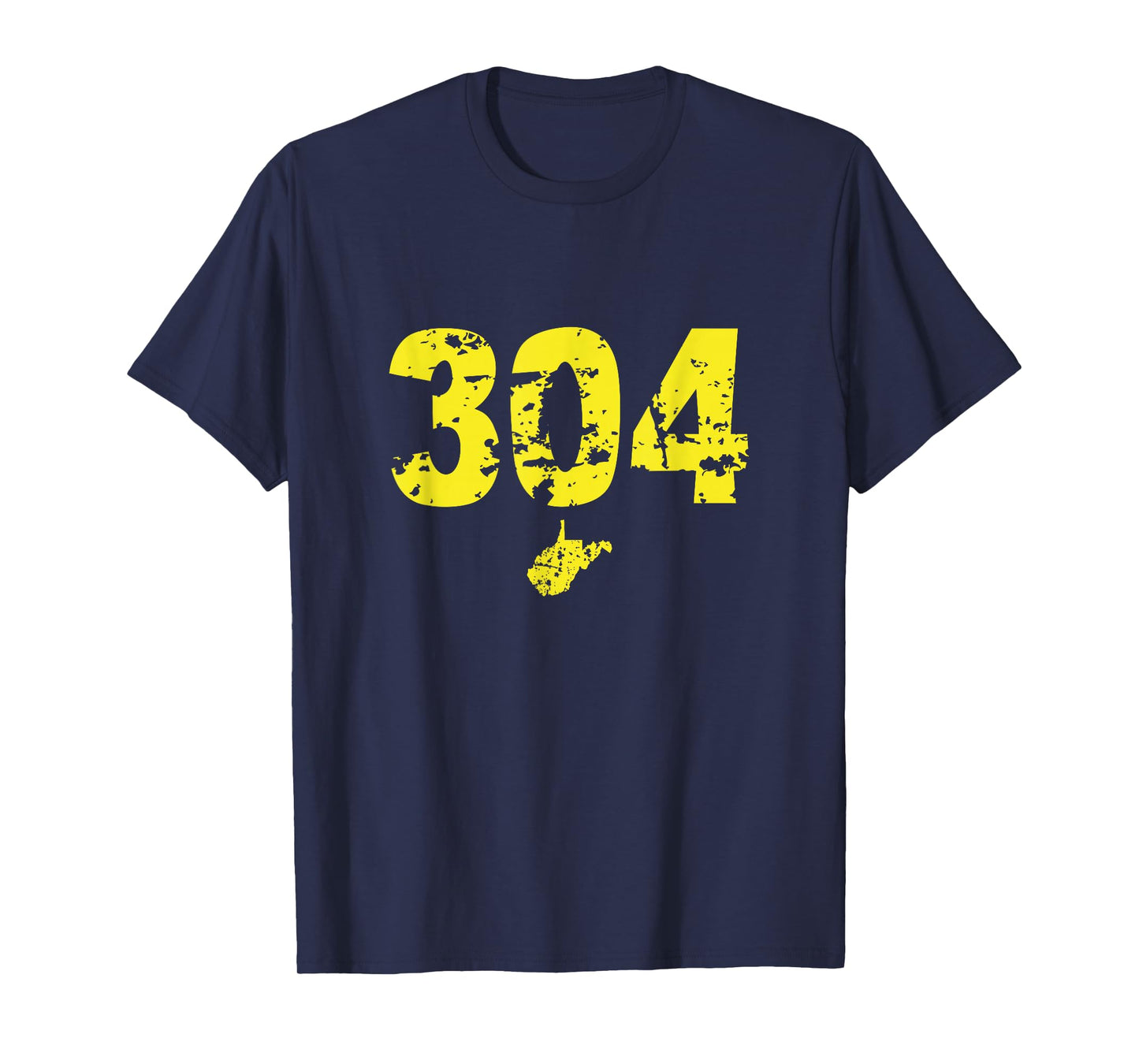 304 West Virginia Blue and Gold T-Shirt T-Shirt