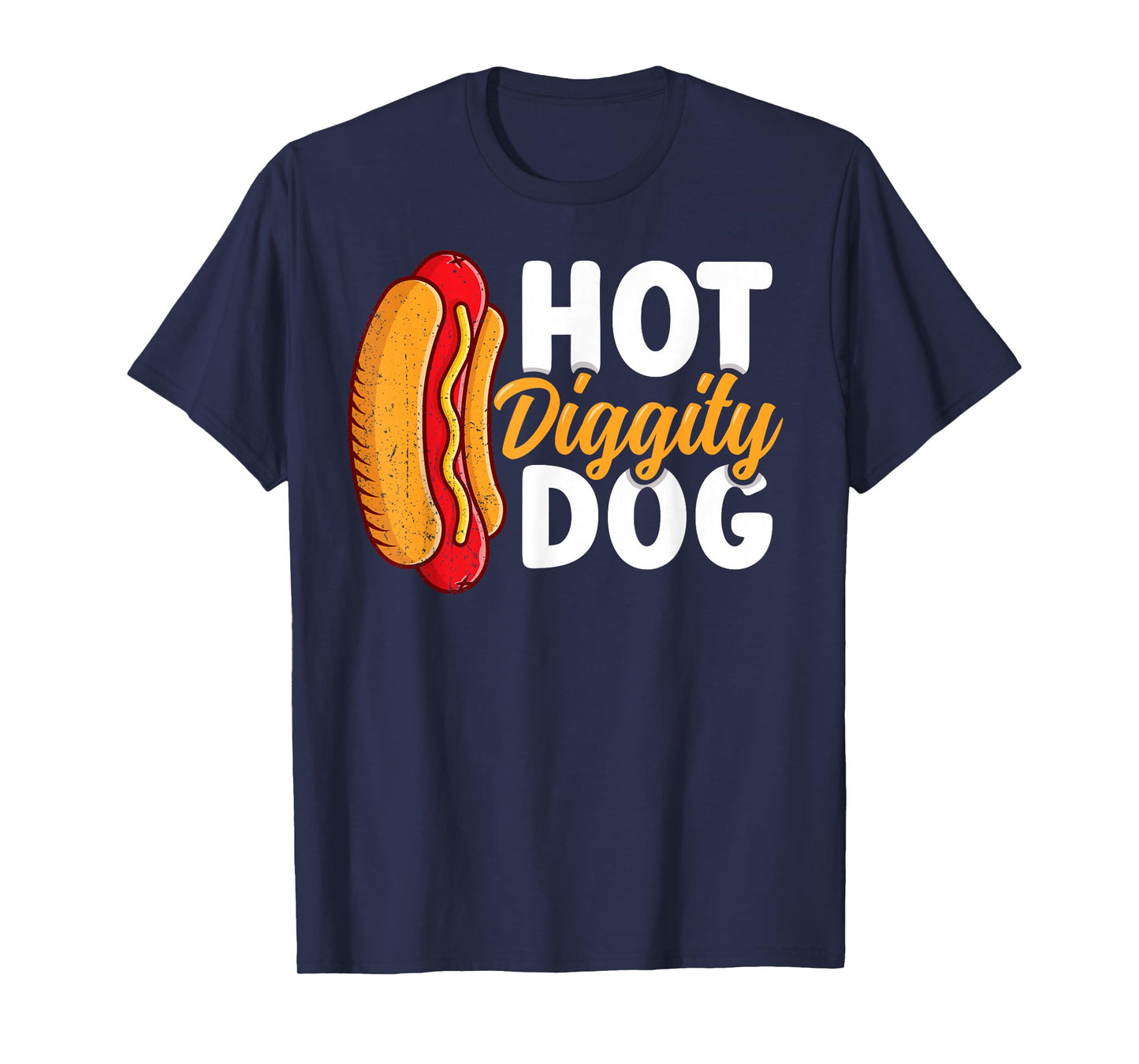 Hotdog 4th of July Hotdogs Lovers hot Diggity Dog Funny T-Shirt