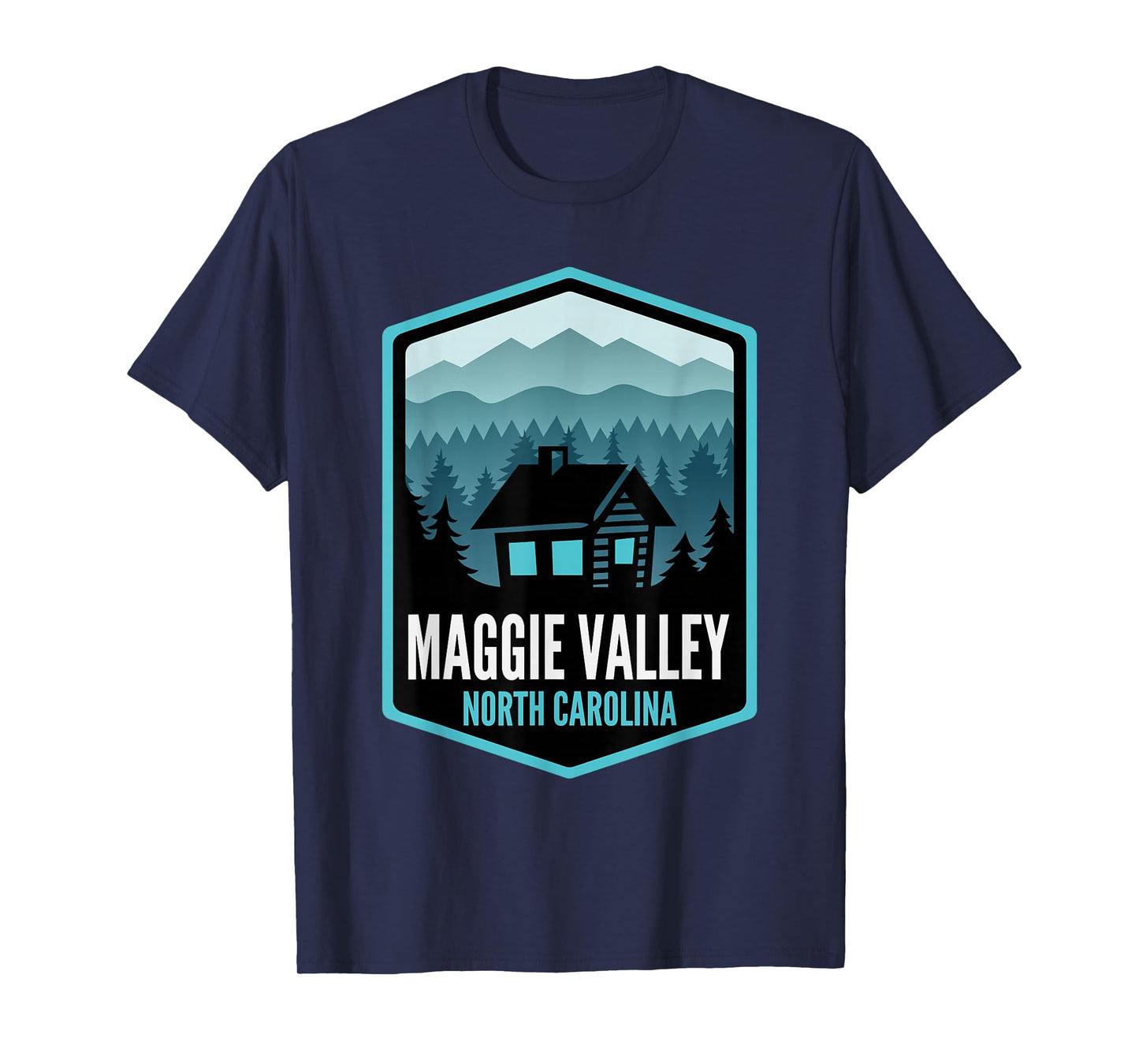 Maggie Valley North Carolina Cabin T-Shirt