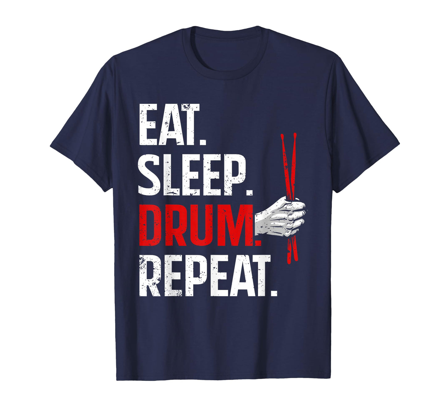 Funny Drumming Design For Men Women Drummer Drumming Drum T-Shirt