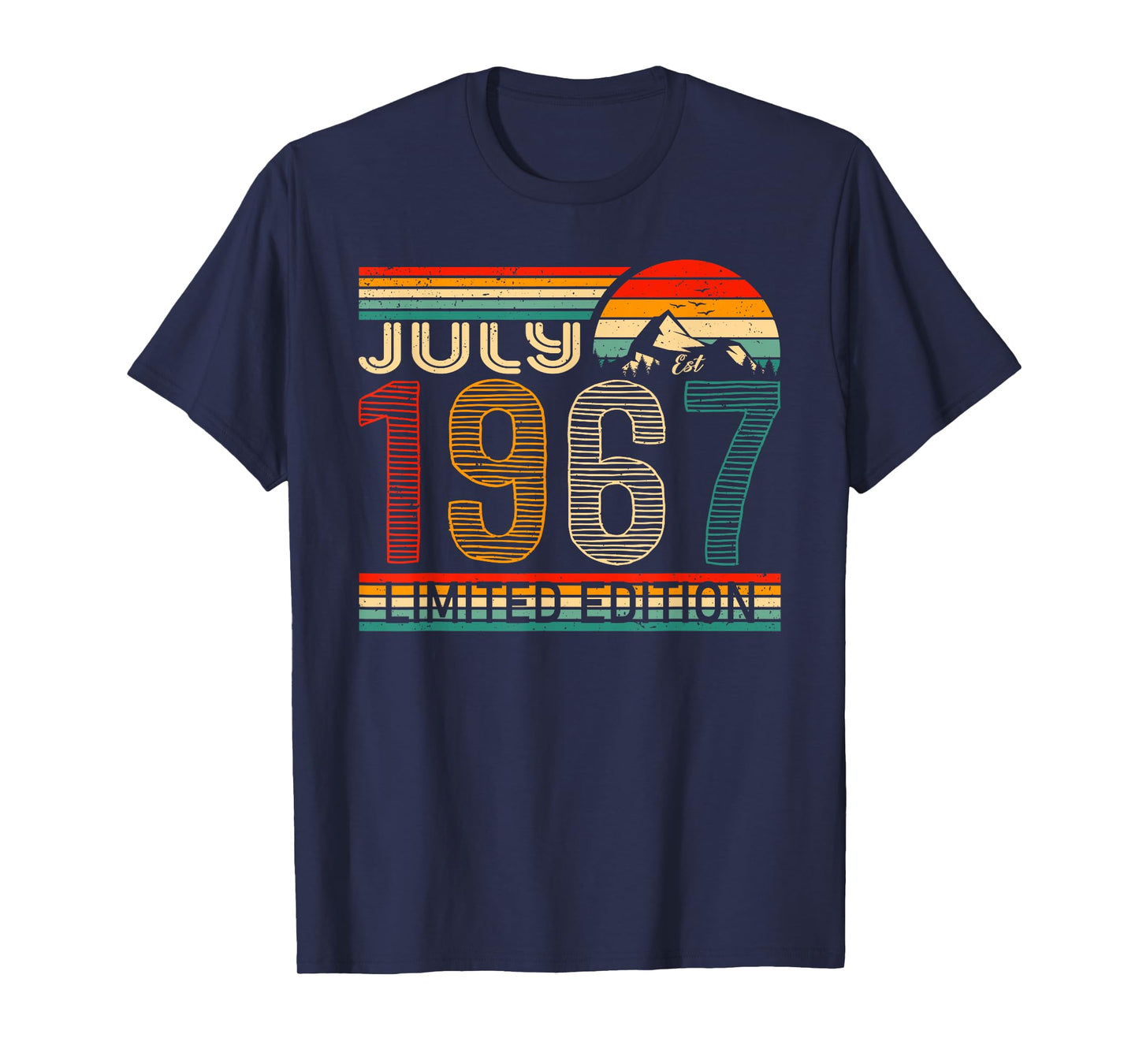 July 1967 Limited Edition Classic 1967 Year Vintage Birthday T-Shirt