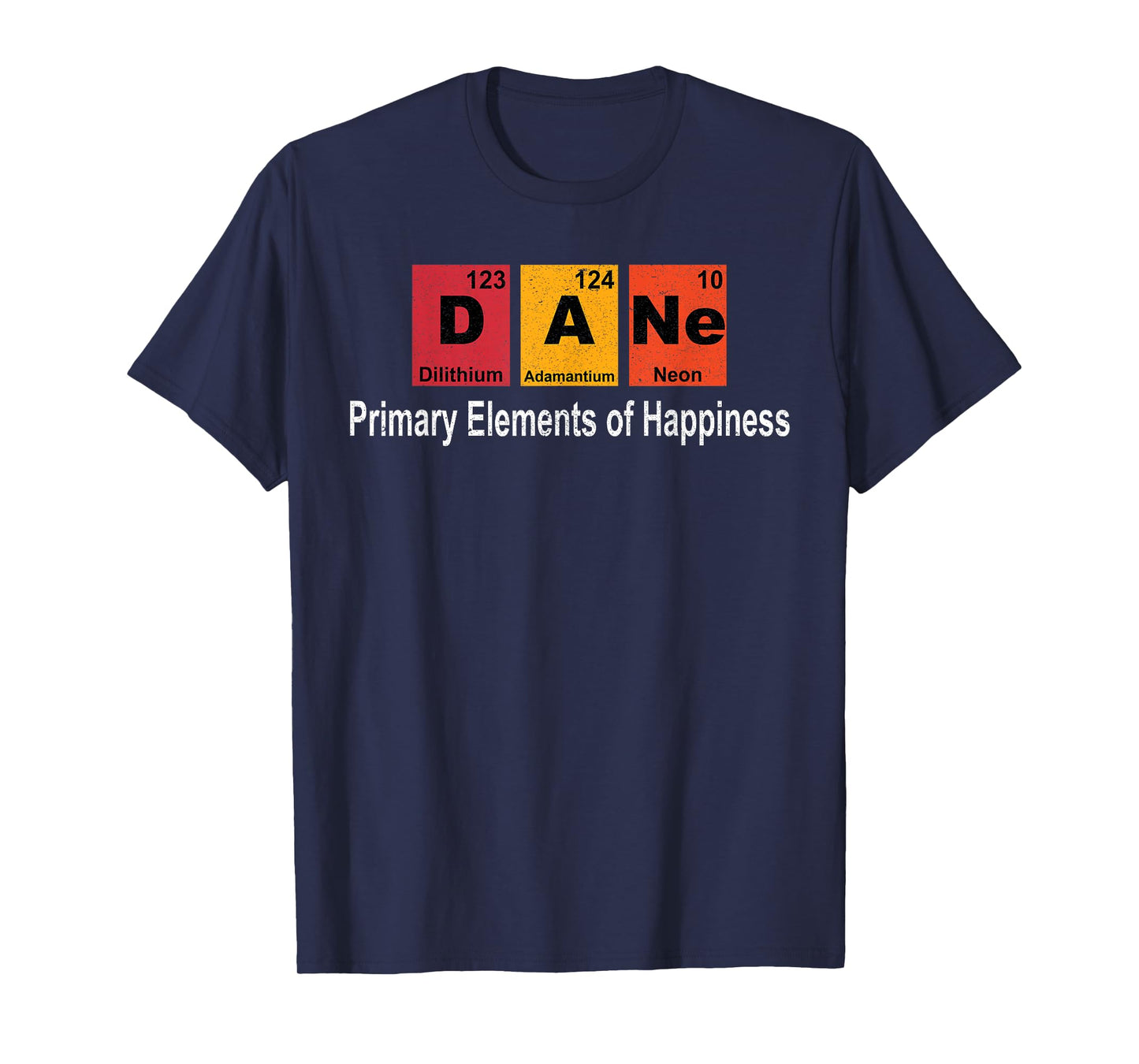 Vintage Great Dane Dog Science Funny Periodic Table Pet Gift T-Shirt
