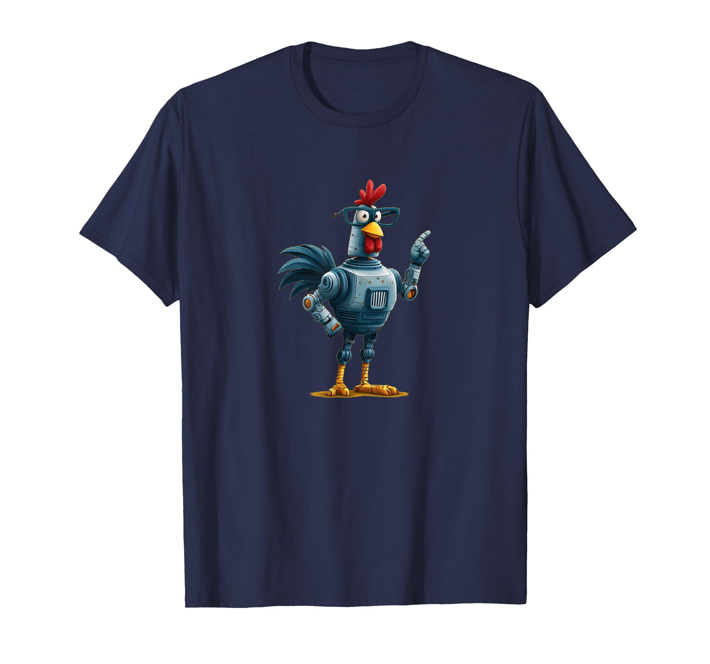 Smart Robot Chicken Costume for Future and AI Lovers T-Shirt