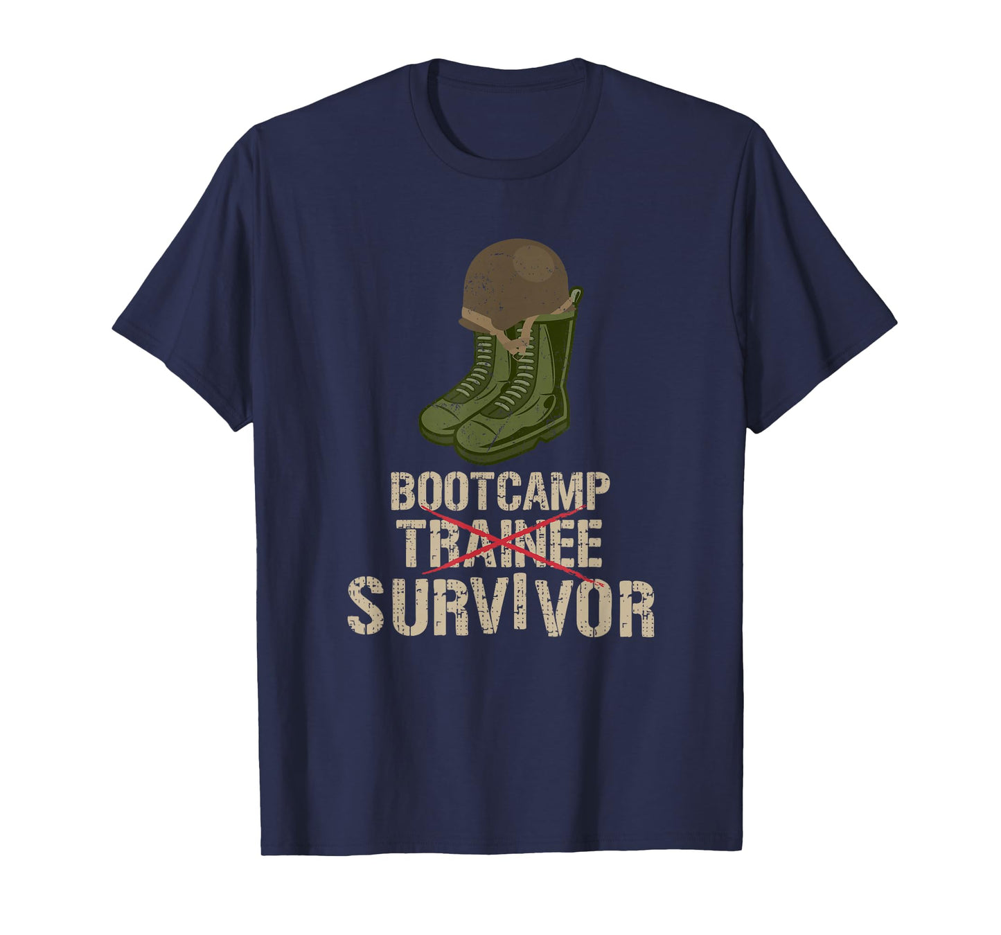 Army Bootcamp Workout T Shirts - Bootcamp Survivor T-Shirt