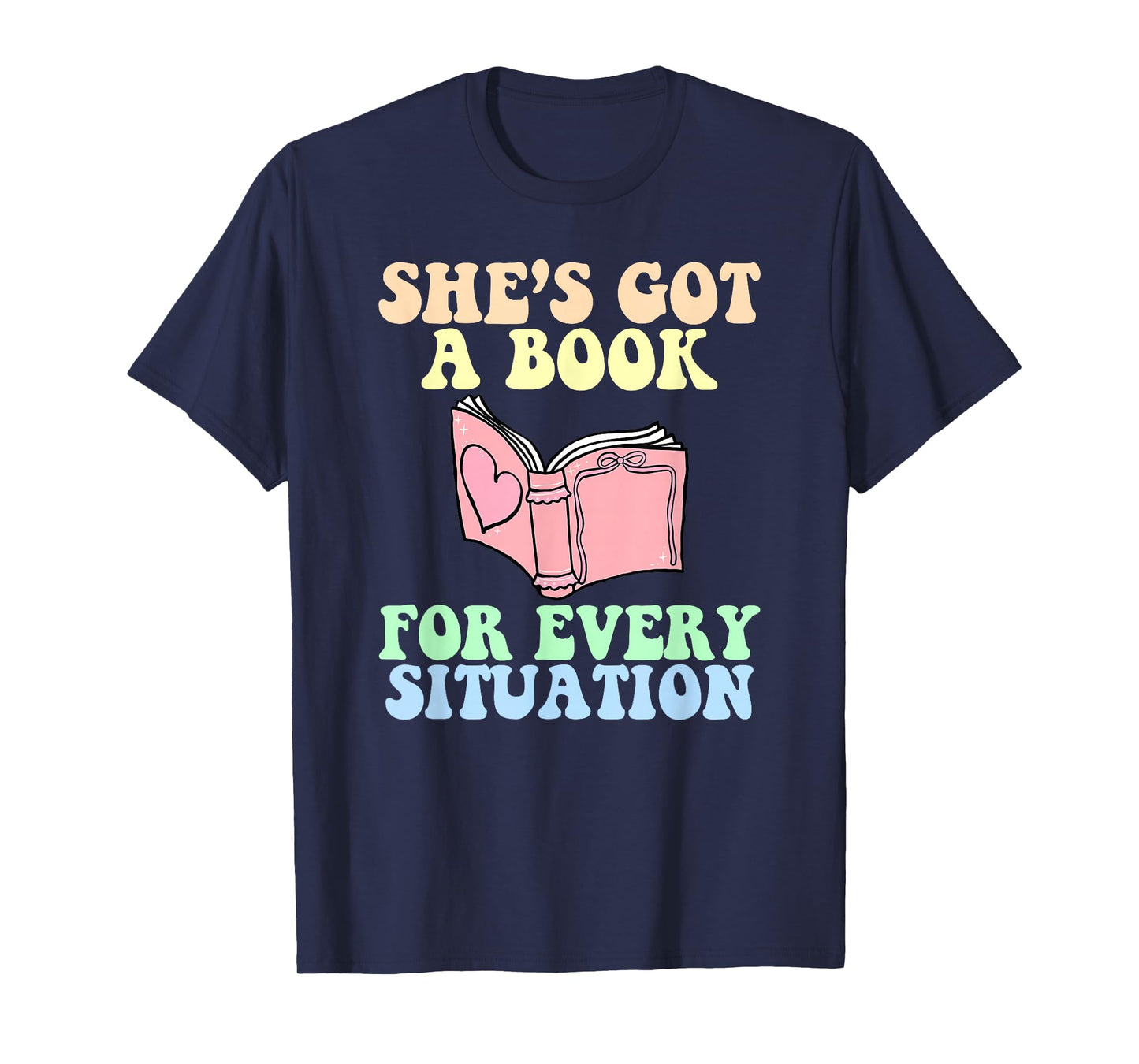 She's Got A Book for Every Situation Funny Halloween T-Shirt
