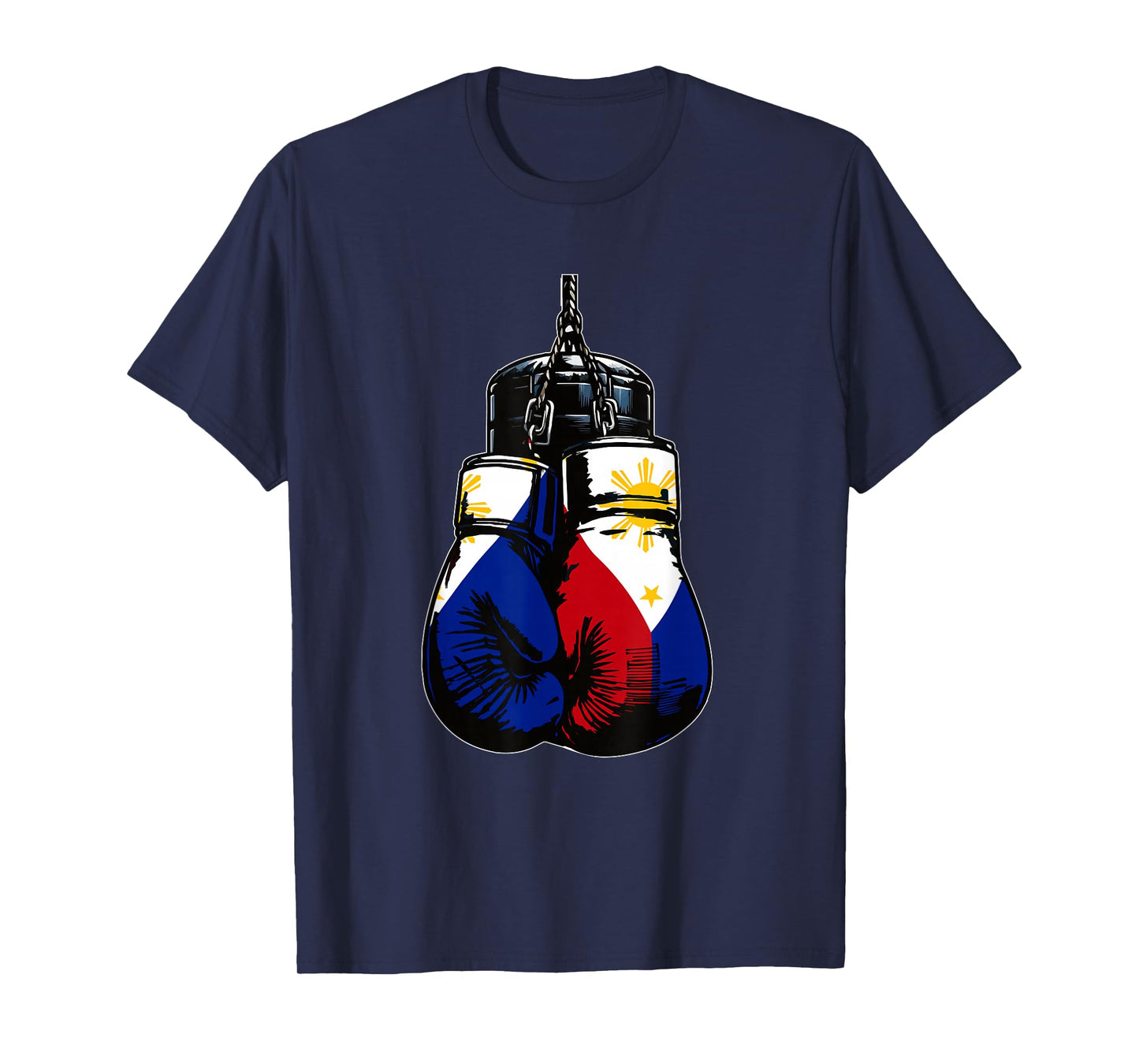 Proud Heritage Philippines Flag Boxing Gloves T-Shirt
