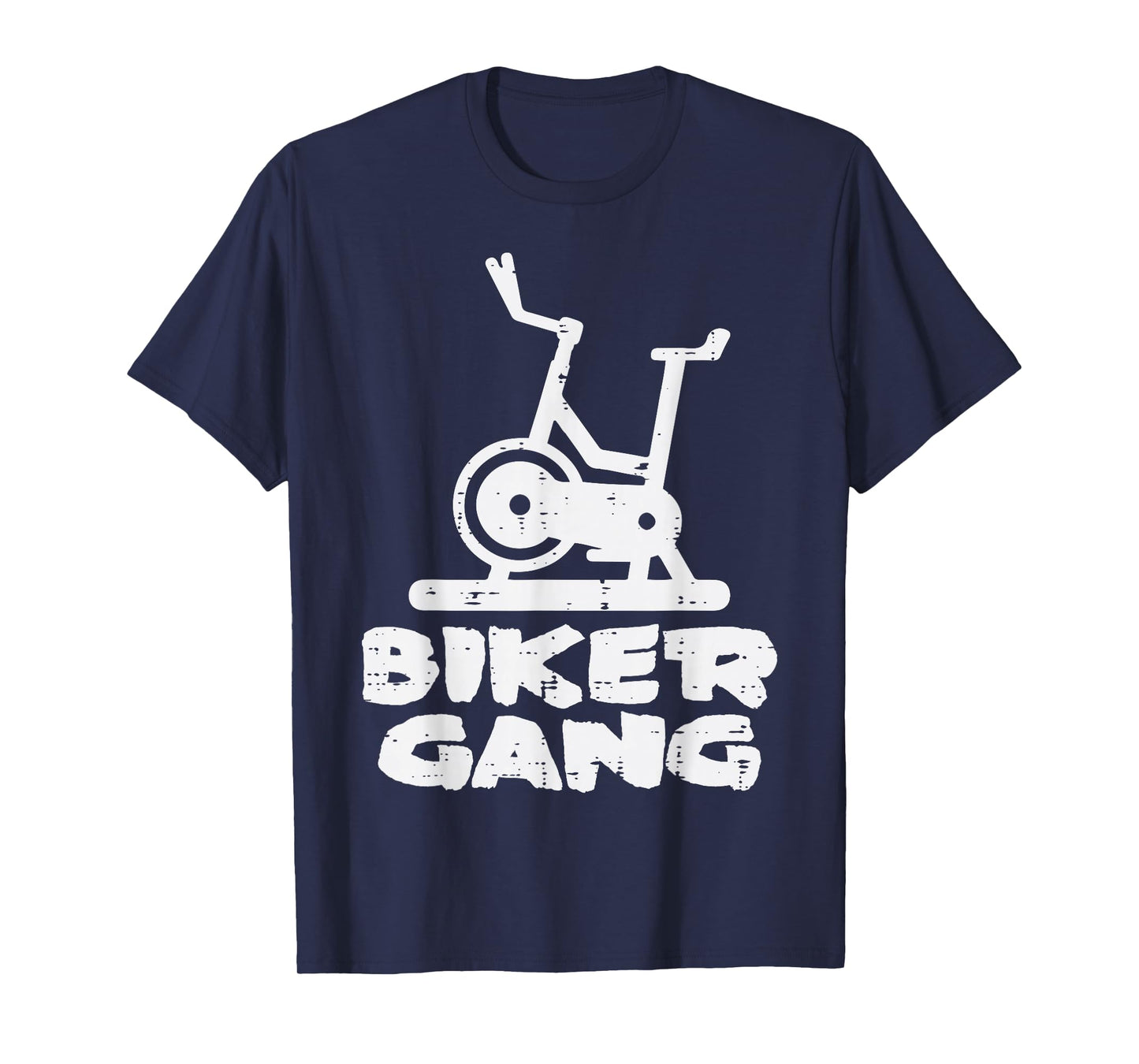 Gym Biker Gang Funny Spin Cycling Workout Fitness Women Men T-Shirt