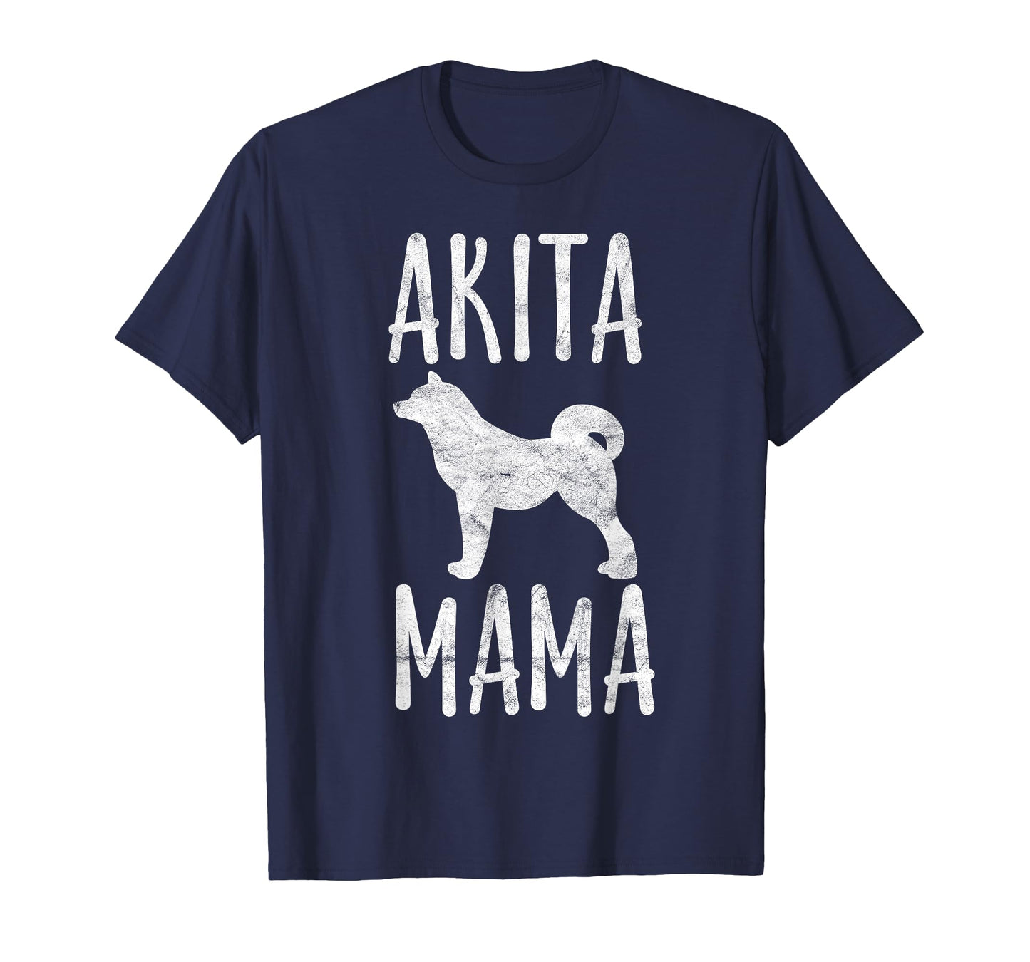 Vintage Akita Mama Gift Akita Mom Pet Dog Owner Mother T-Shirt