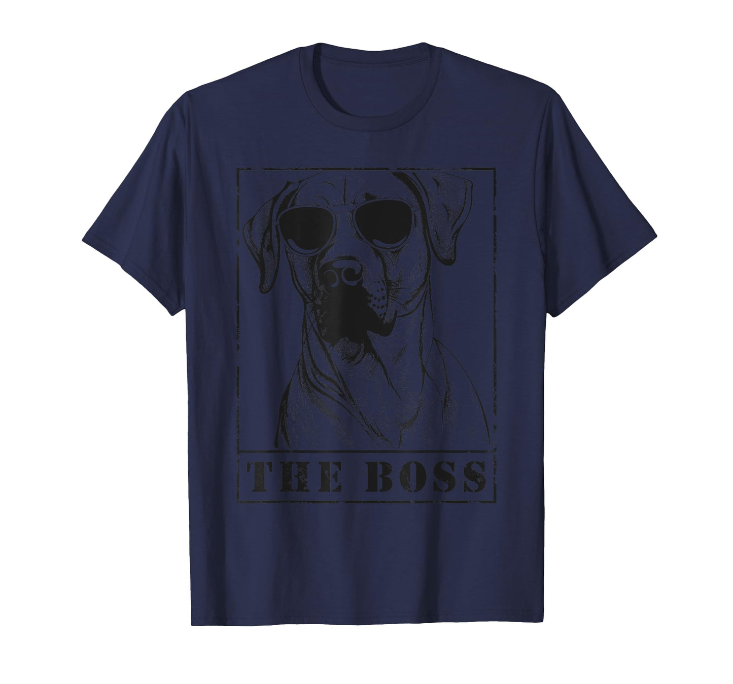The Funny Black Mouth Cur Boss Mom Dad Dog Lover T-Shirt
