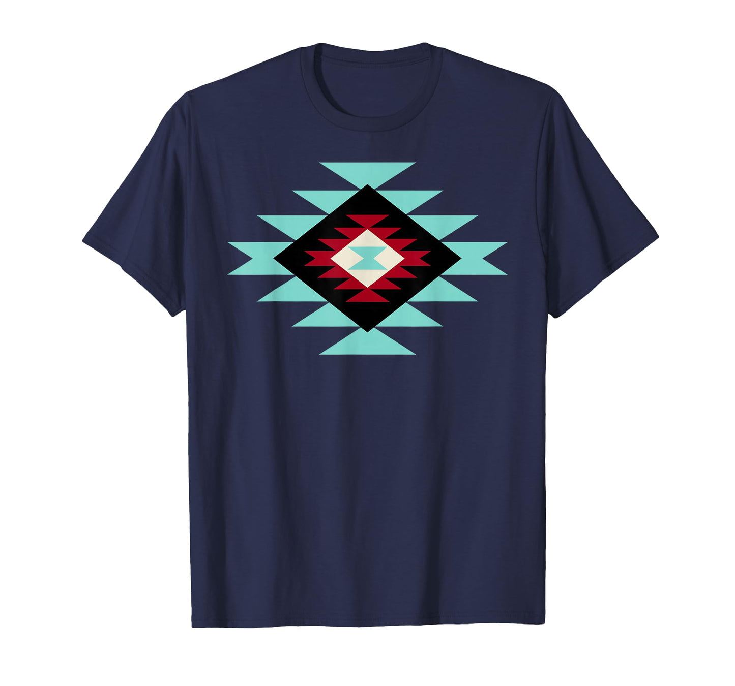 Southwest Santa Fe Navajo Indian Tribal Pattern Style T-Shirt